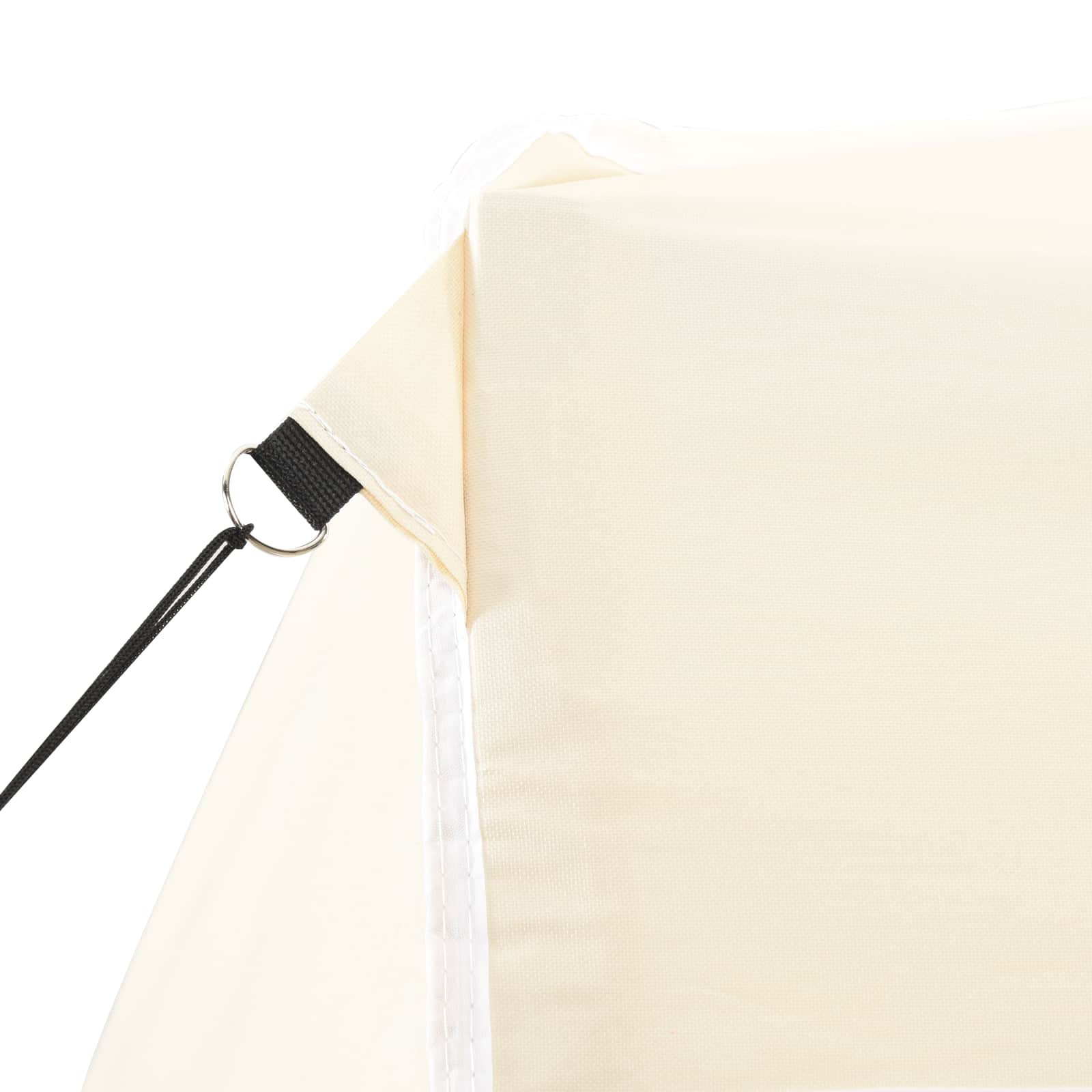 Partyzelt 200 x 200 x 315 cm Creme Oxford-Stoff