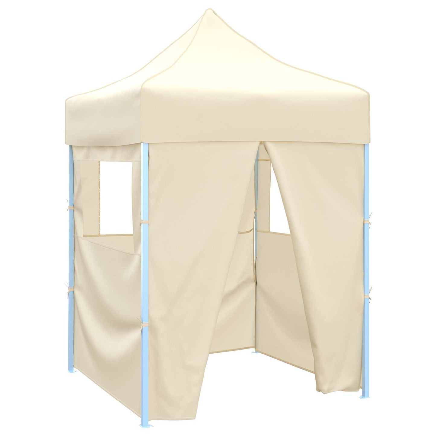 Partyzelt 200 x 200 x 315 cm Creme Oxford-Stoff