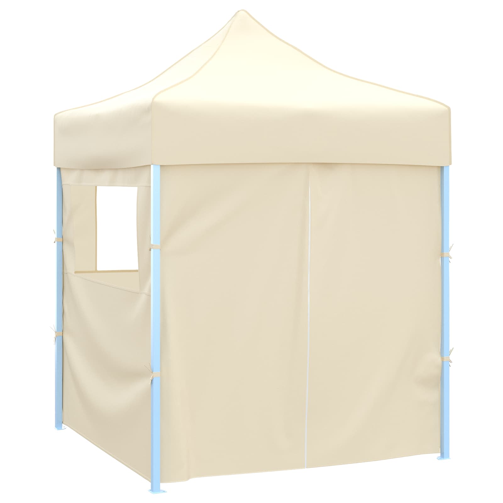 Partyzelt 200 x 200 x 315 cm Creme Oxford-Stoff