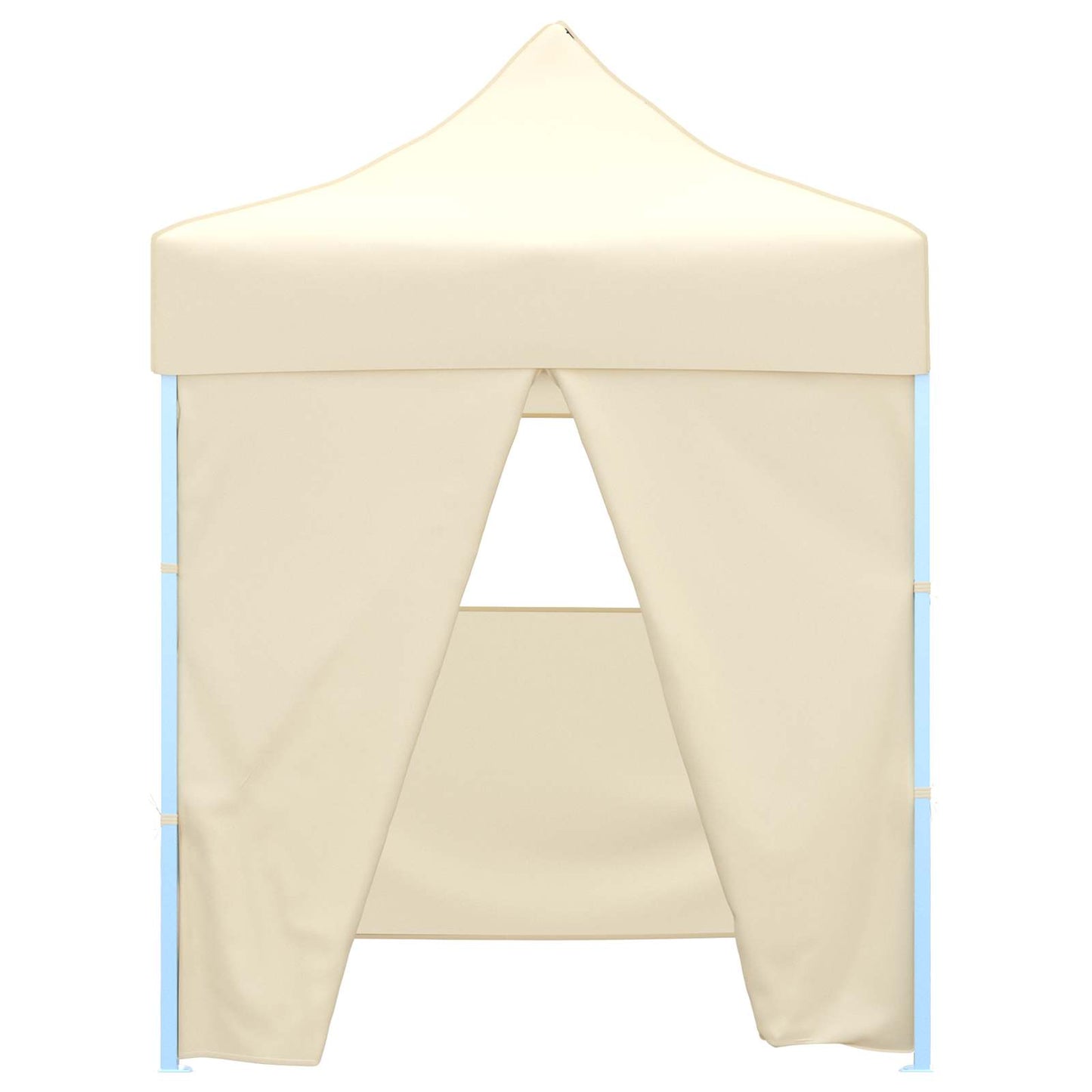 Partyzelt 200 x 200 x 315 cm Creme Oxford-Stoff