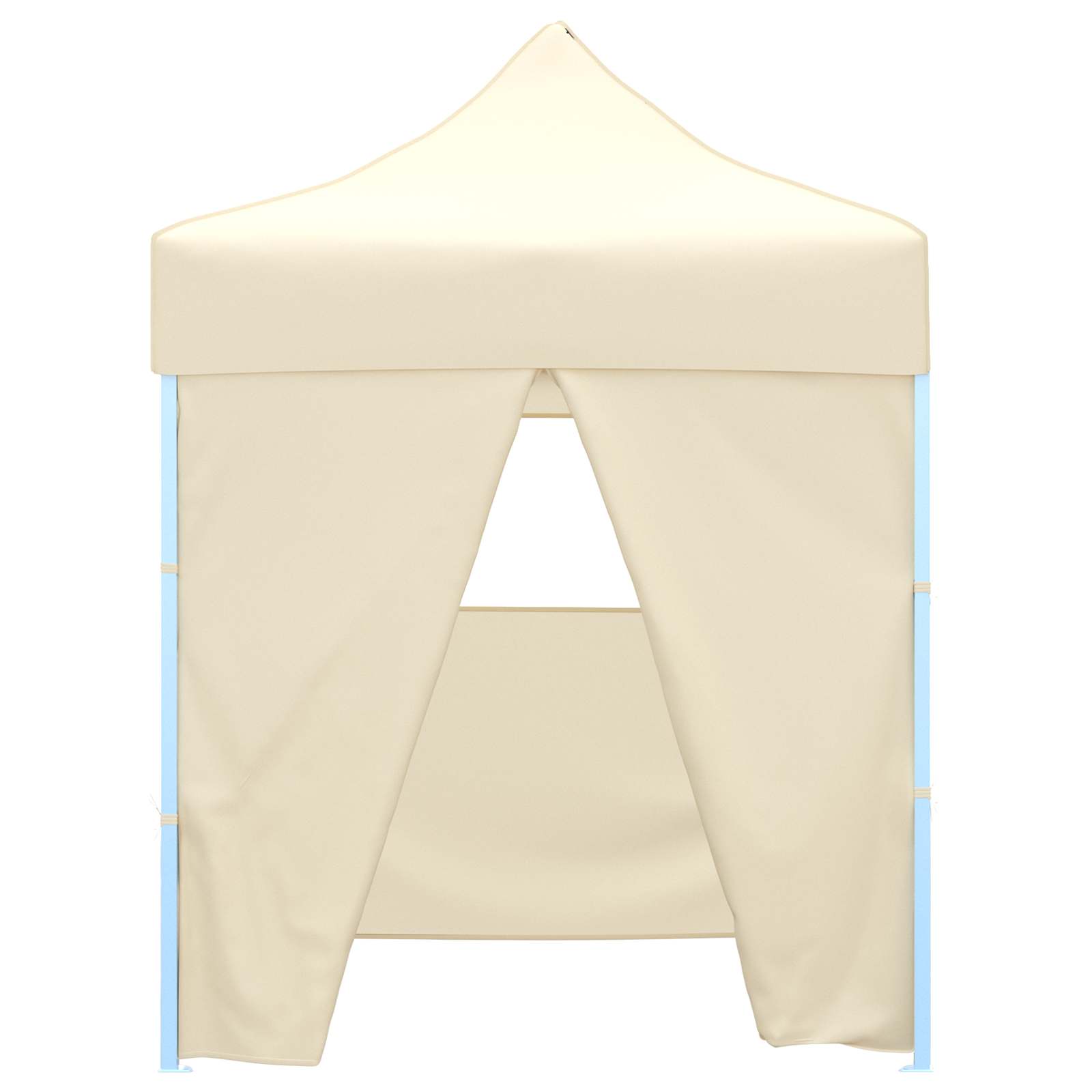 Partyzelt 200 x 200 x 315 cm Creme Oxford-Stoff