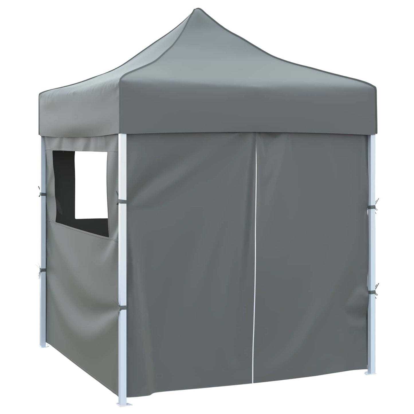 Partyzelt 200 x 200 x 315 cm Anthrazit Oxford-Stoff
