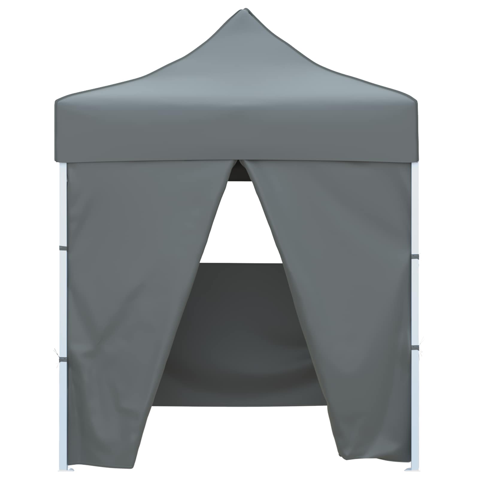 Partyzelt 200 x 200 x 315 cm Anthrazit Oxford-Stoff
