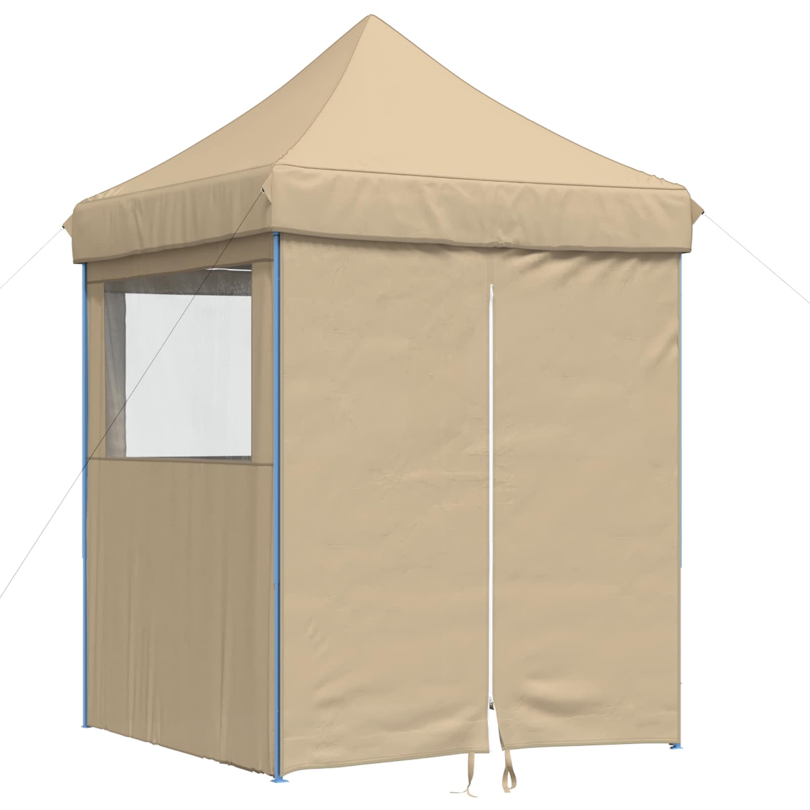 Partyzelt 200 x 200 x 306 cm Beige Oxford-Stoff