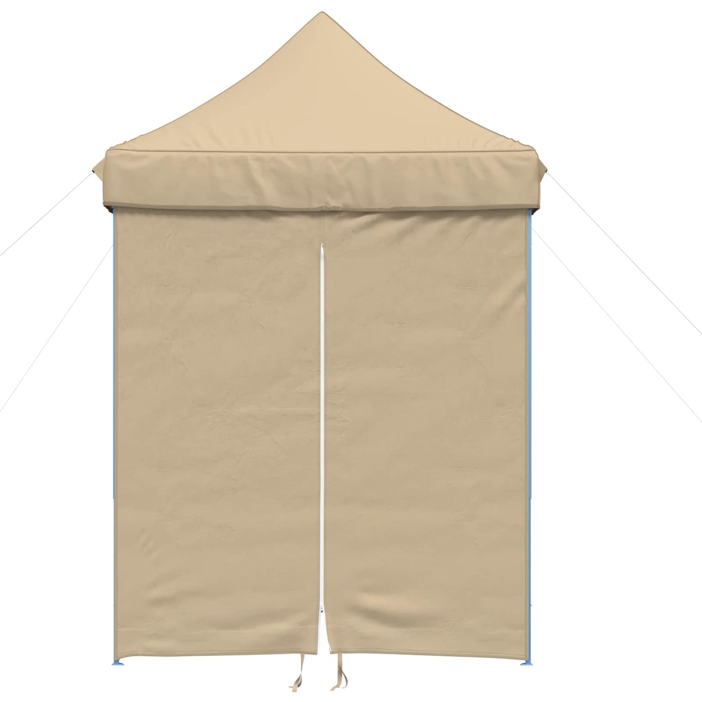 Partyzelt 200 x 200 x 306 cm Beige Oxford-Stoff