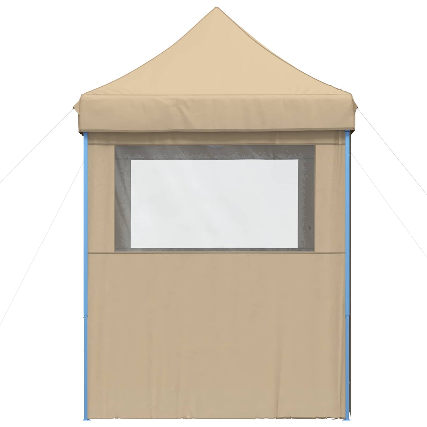 Partyzelt 200 x 200 x 306 cm Beige Oxford-Stoff
