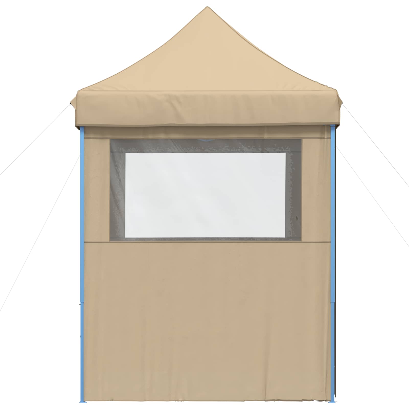 Partyzelt 200 x 200 x 306 cm Beige Oxford-Stoff