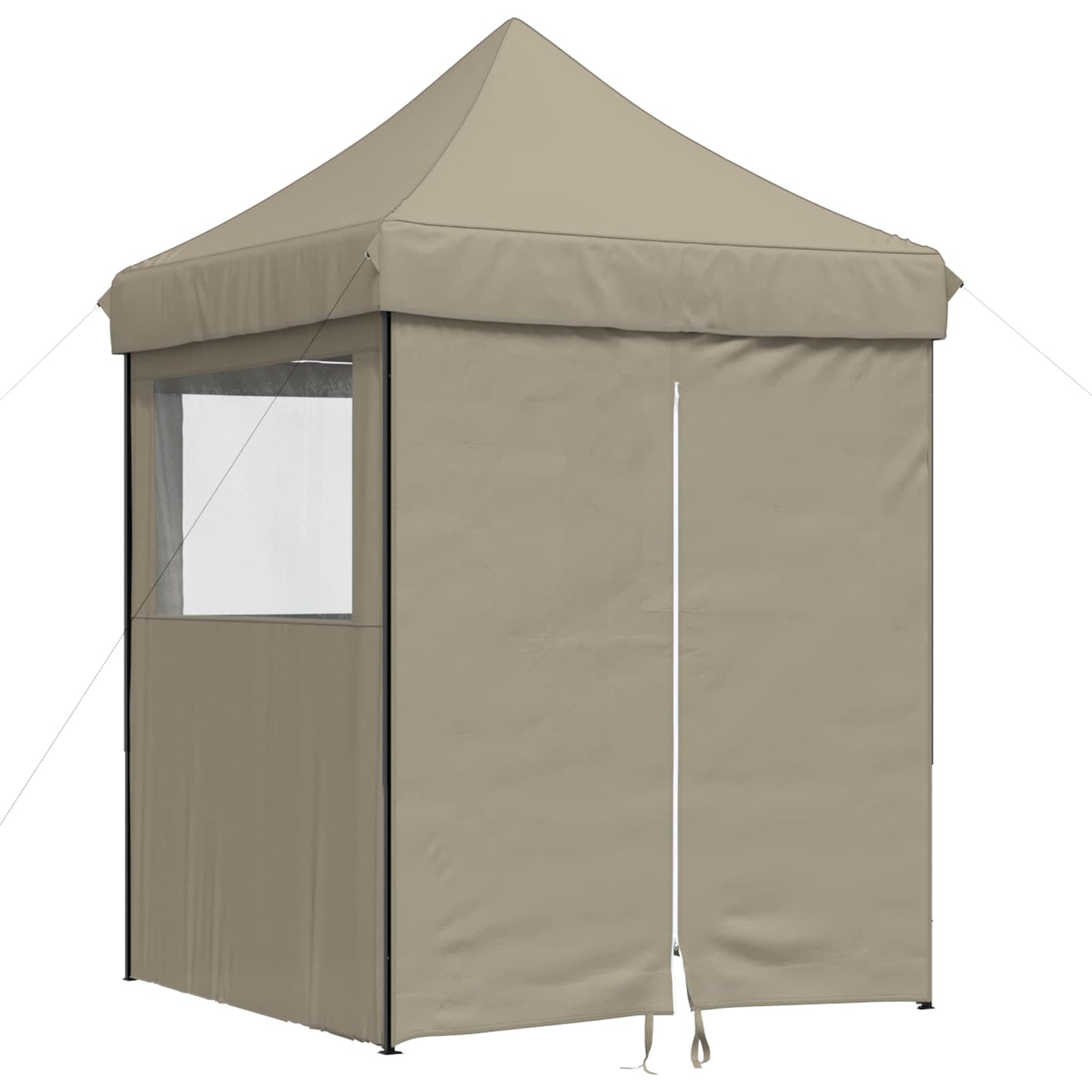 Partyzelt 200 x 200 x 306 cm Taupe Oxford-Stoff
