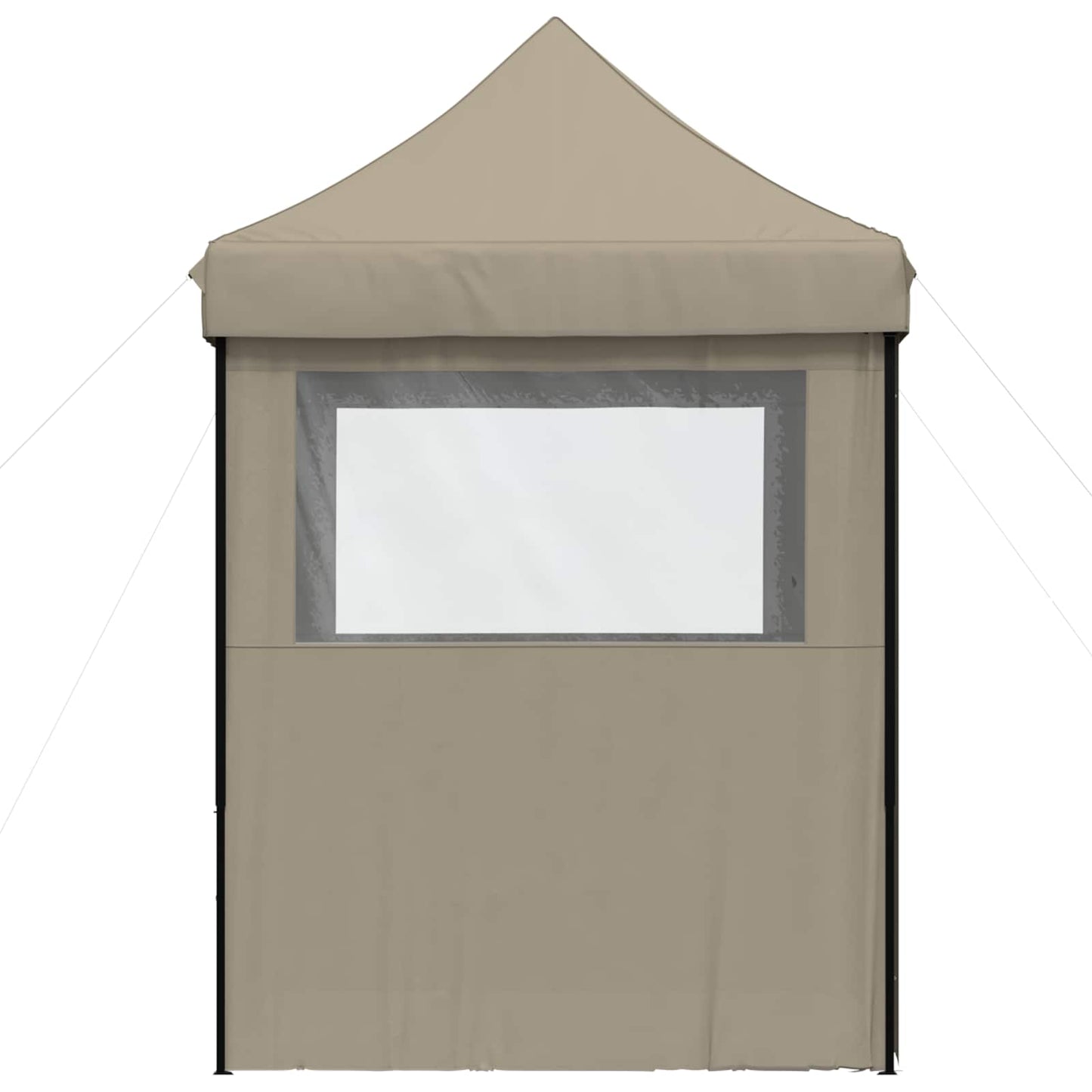 Partyzelt 200 x 200 x 306 cm Taupe Oxford-Stoff