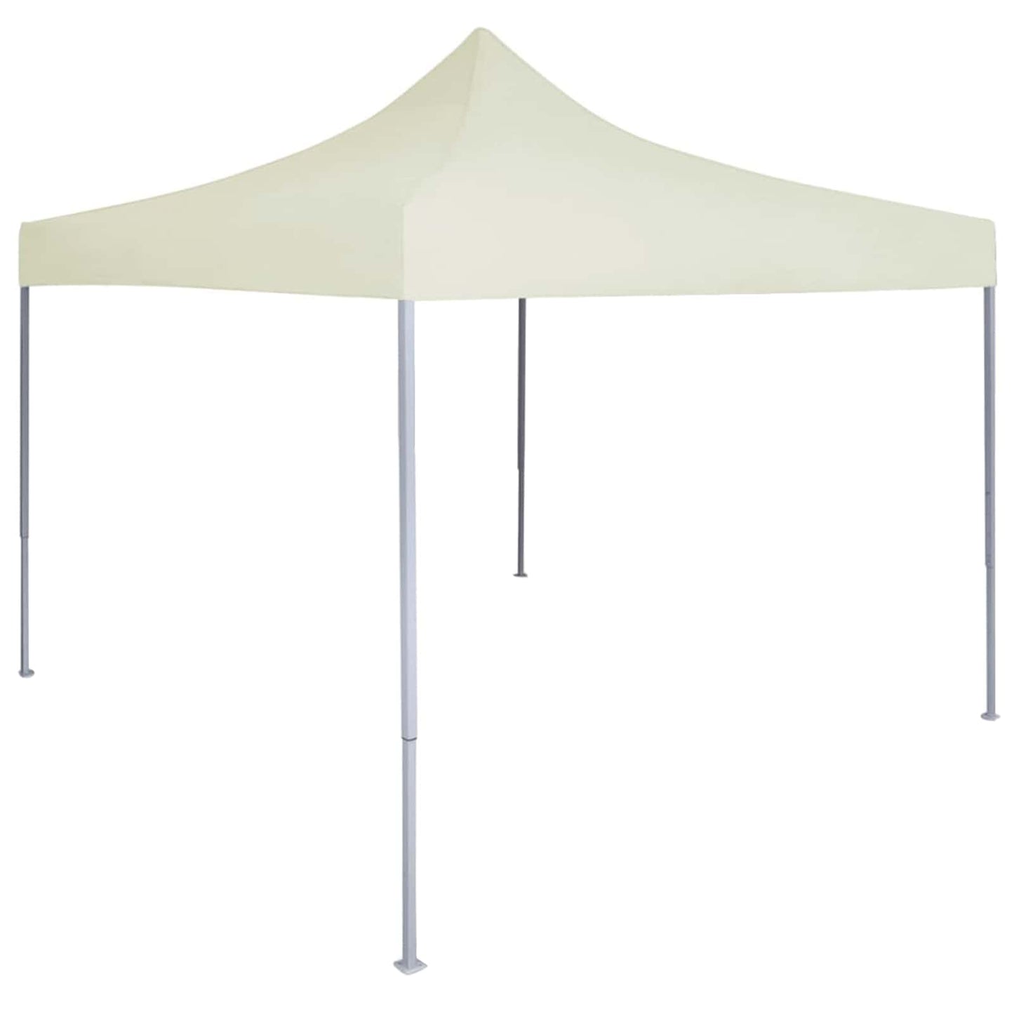 Party-Zelt 291 x 291 x 315 cm Creme Oxford-Stoff