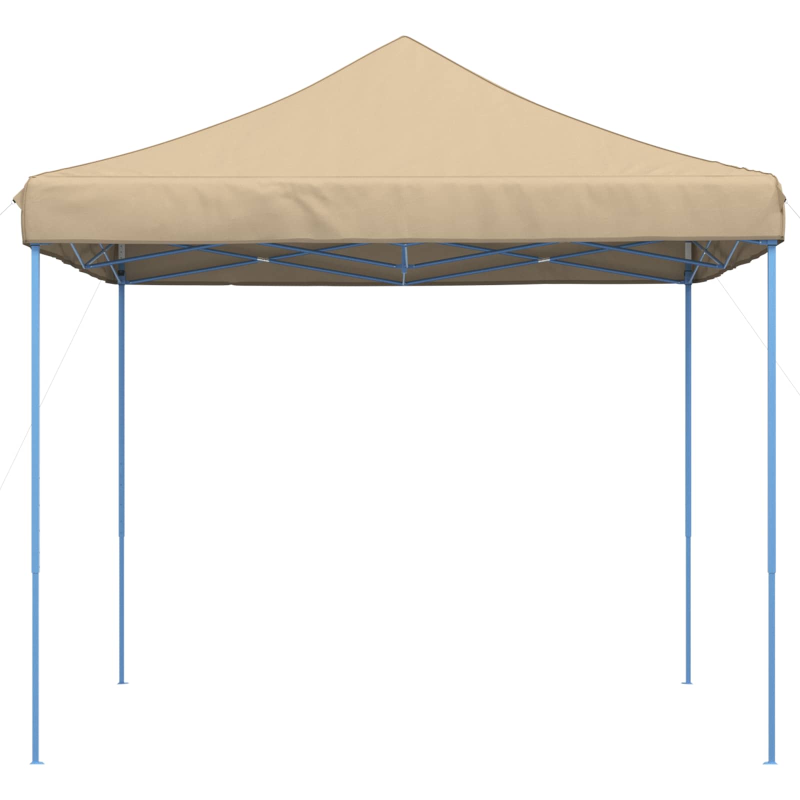 Party-Zelt 292 x 292 x 315 cm Beige Oxford-Stoff