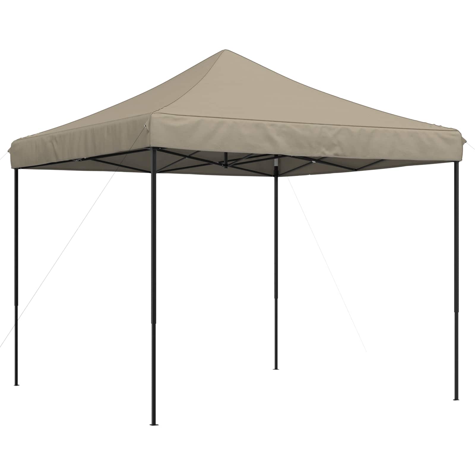 Party-Zelt 292 x 292 x 315 cm Taupe Oxford-Stoff
