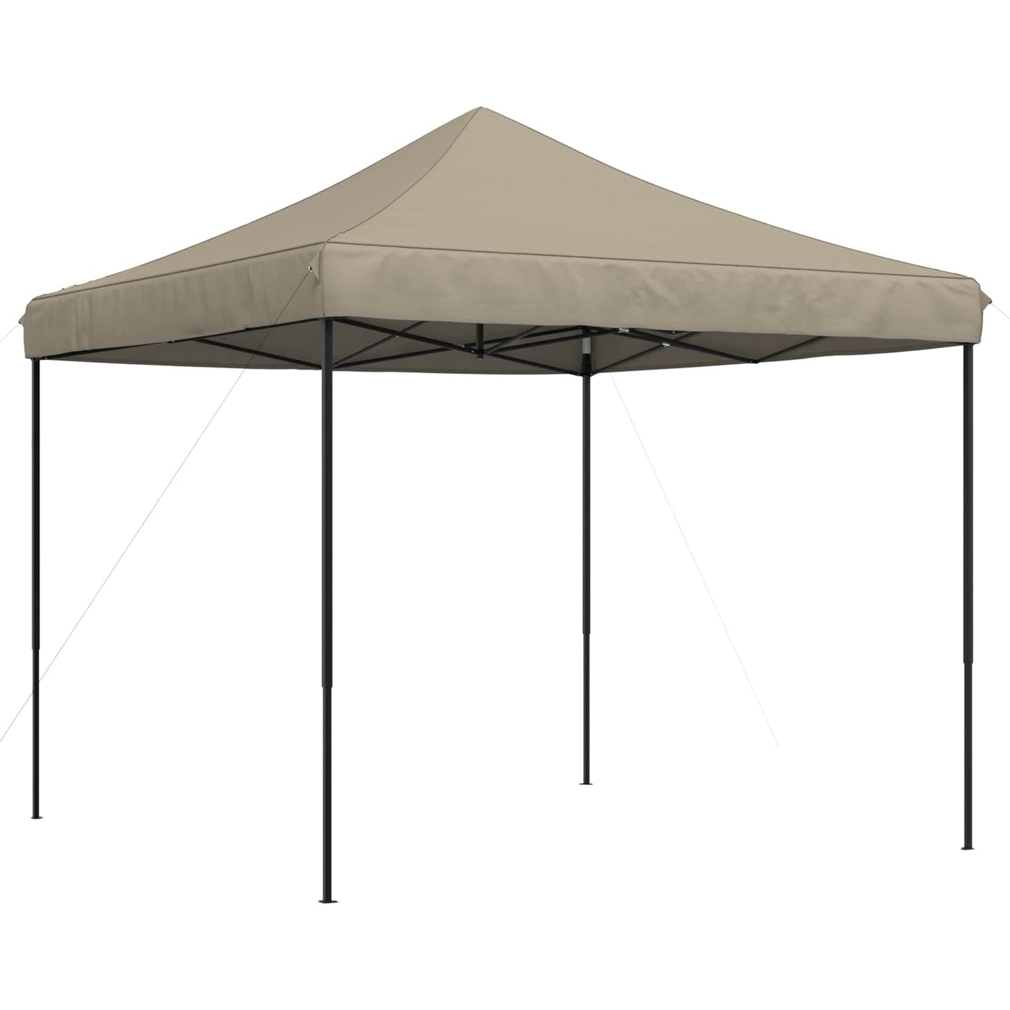 Party-Zelt 292 x 292 x 315 cm Taupe Oxford-Stoff
