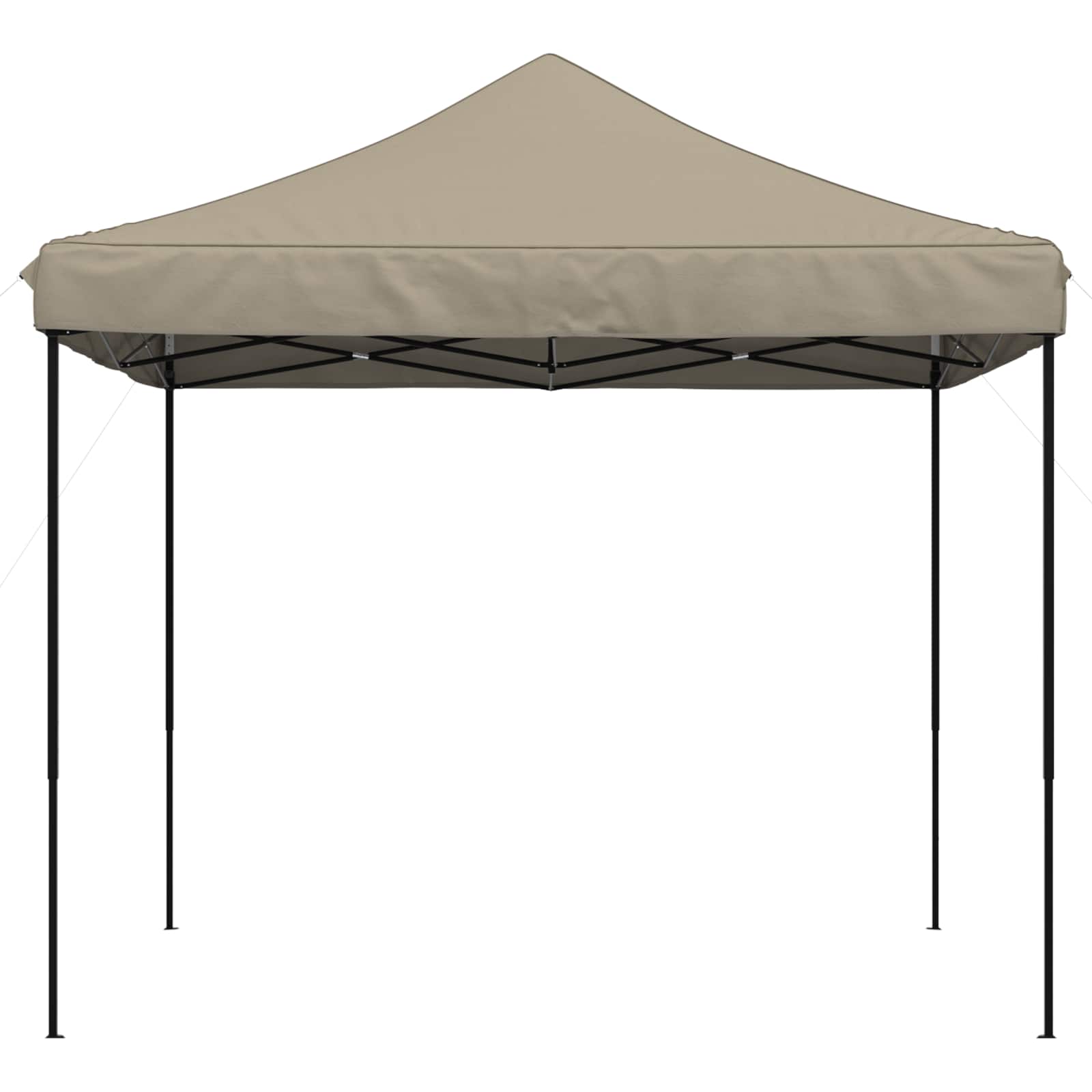 Party-Zelt 292 x 292 x 315 cm Taupe Oxford-Stoff