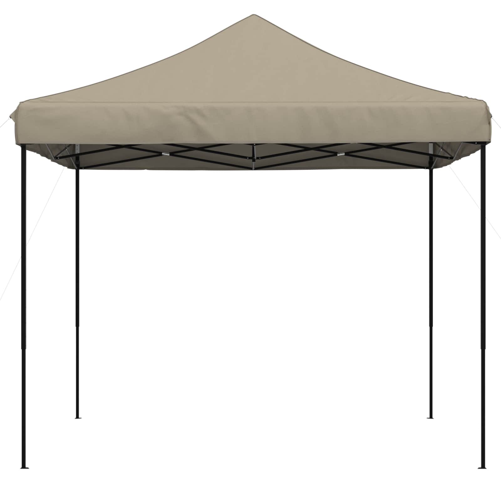 Party-Zelt 292 x 292 x 315 cm Taupe Oxford-Stoff