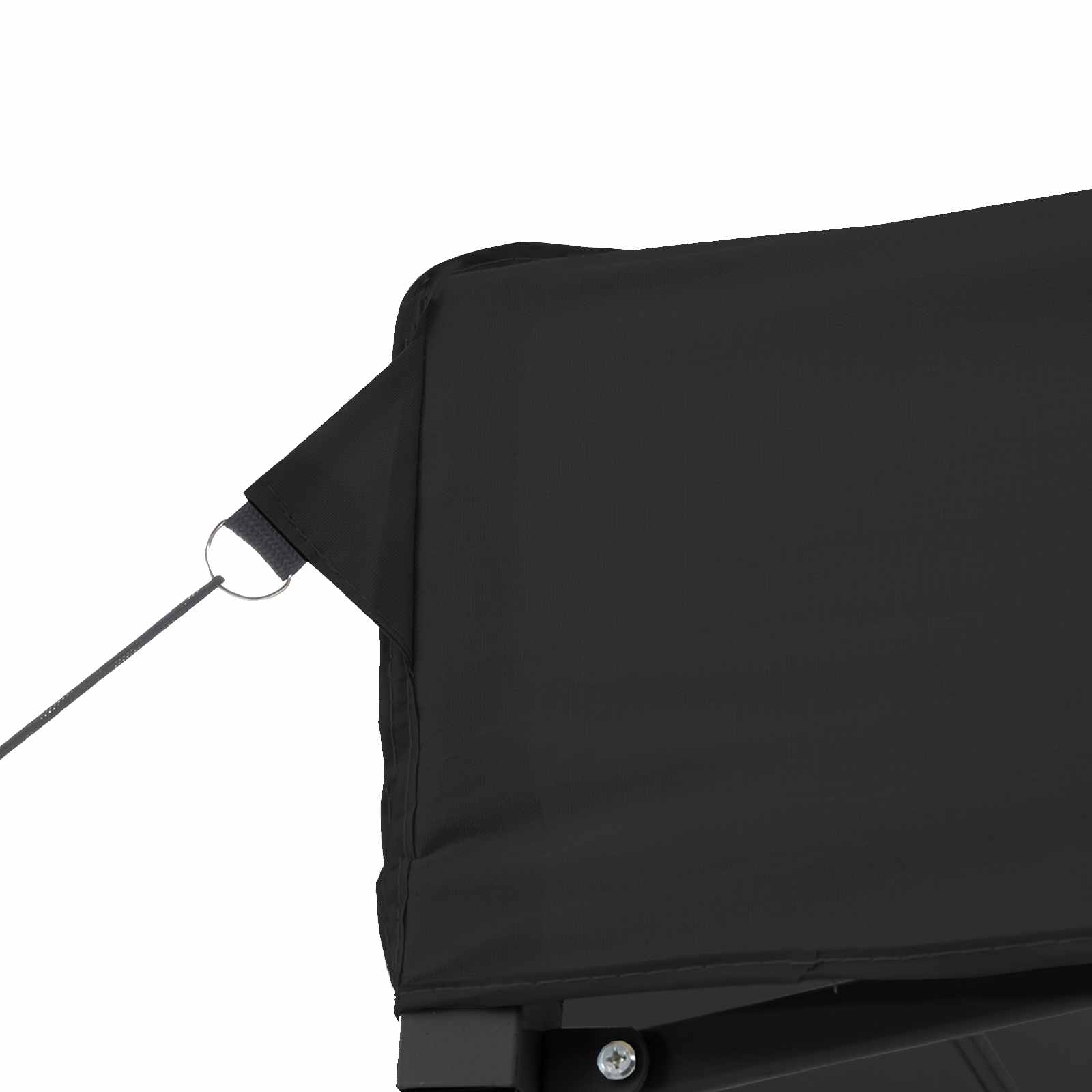 Party-Zelt 292 x 292 x 315 cm Schwarz Oxford-Stoff