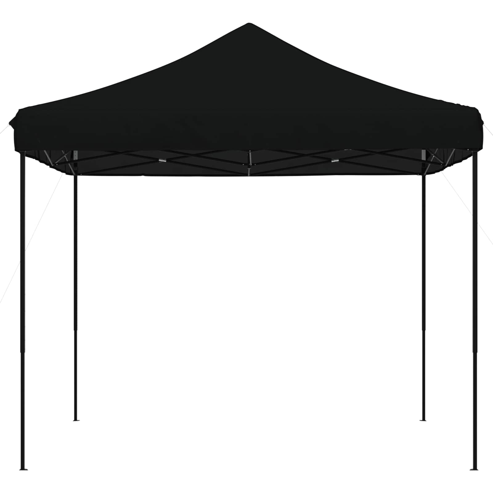 Party-Zelt 292 x 292 x 315 cm Schwarz Oxford-Stoff