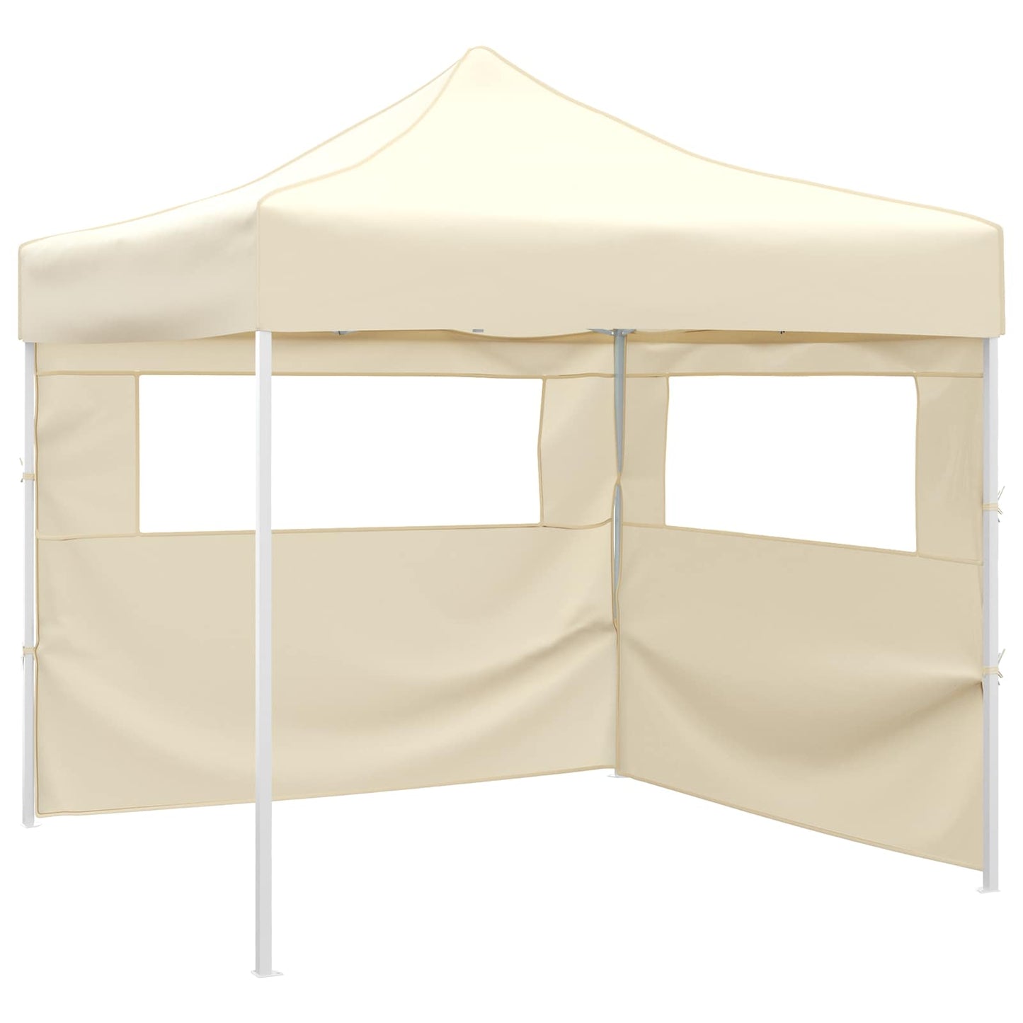 Party-Zelt 291 x 291 x 315 cm Creme Oxford-Stoff