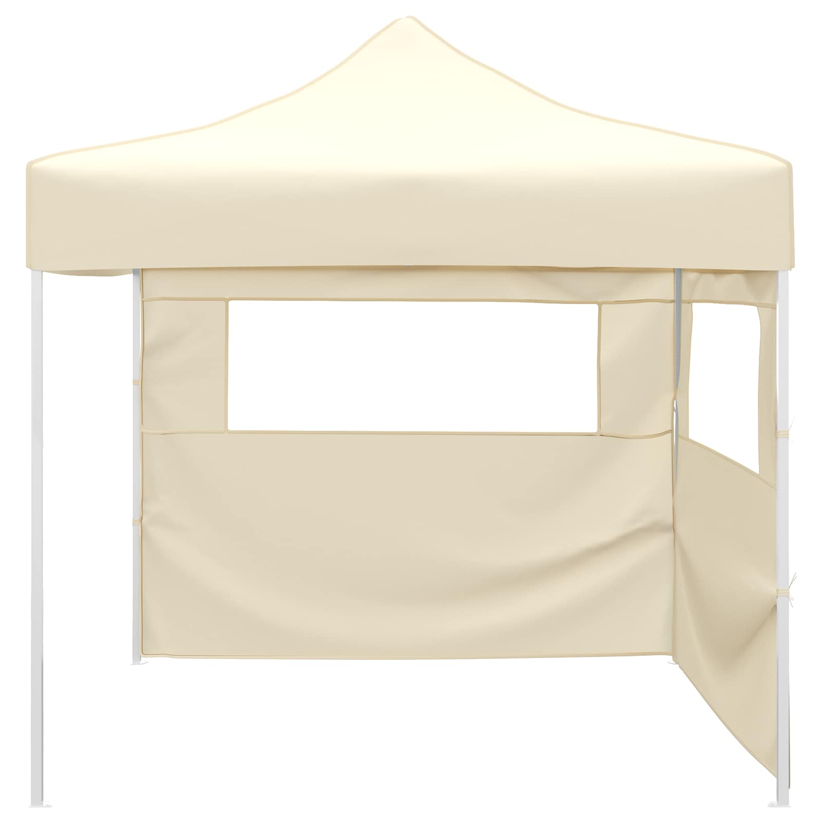 Party-Zelt 291 x 291 x 315 cm Creme Oxford-Stoff