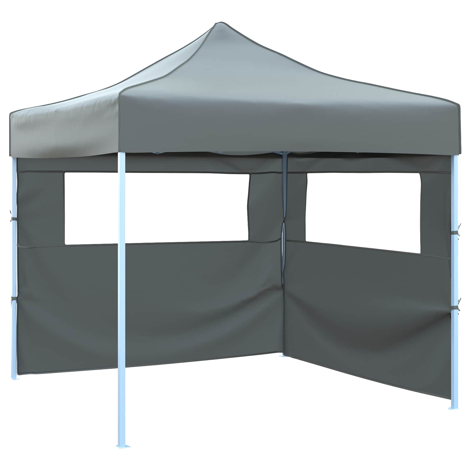Party-Zelt 291 x 291 x 315 cm Anthrazit Oxford-Stoff