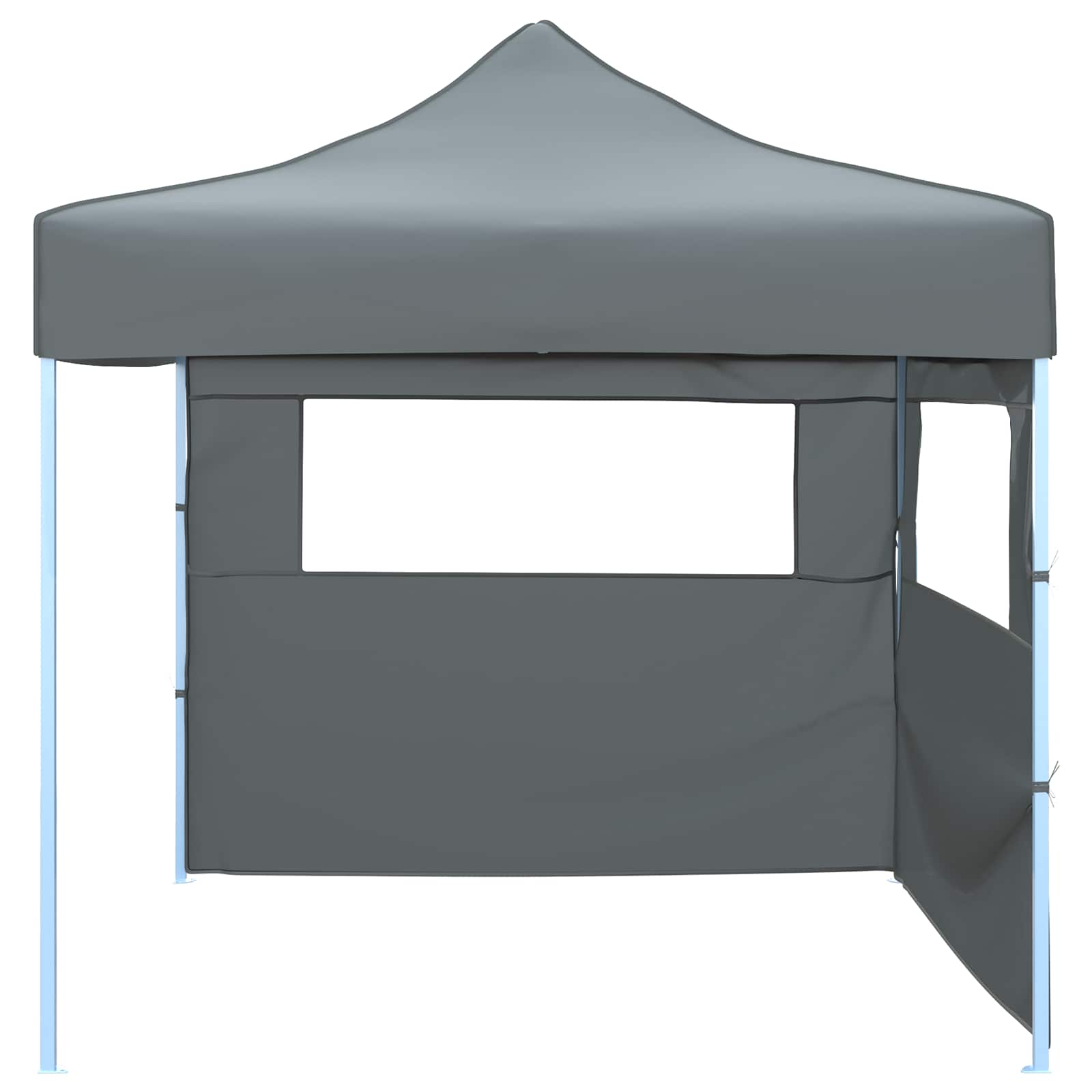 Party-Zelt 291 x 291 x 315 cm Anthrazit Oxford-Stoff