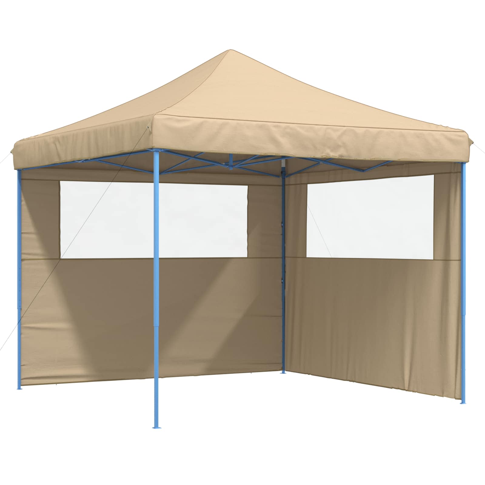 Party-Zelt 292 x 292 x 315 cm Beige Oxford-Stoff