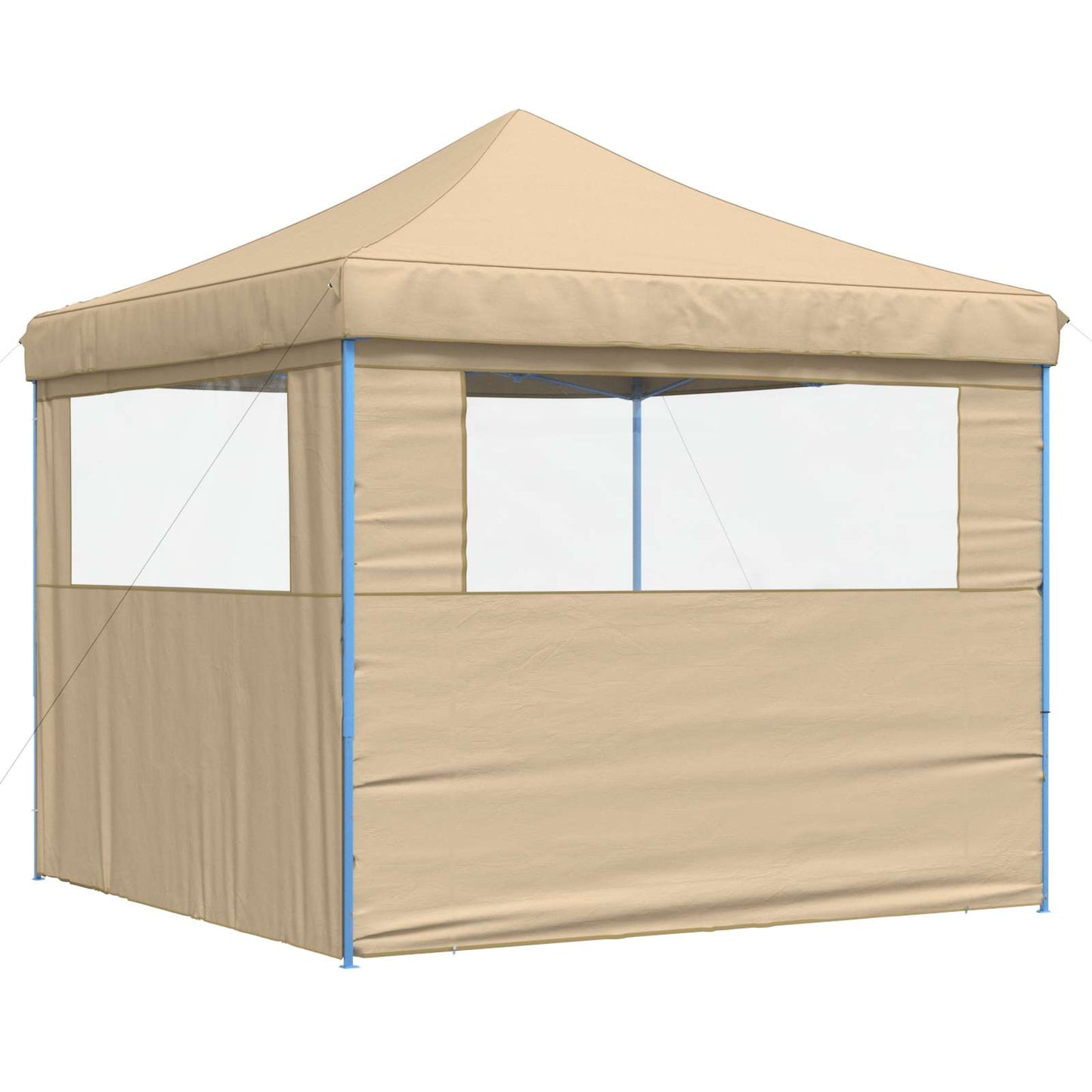 Party-Zelt 292 x 292 x 315 cm Beige Oxford-Stoff