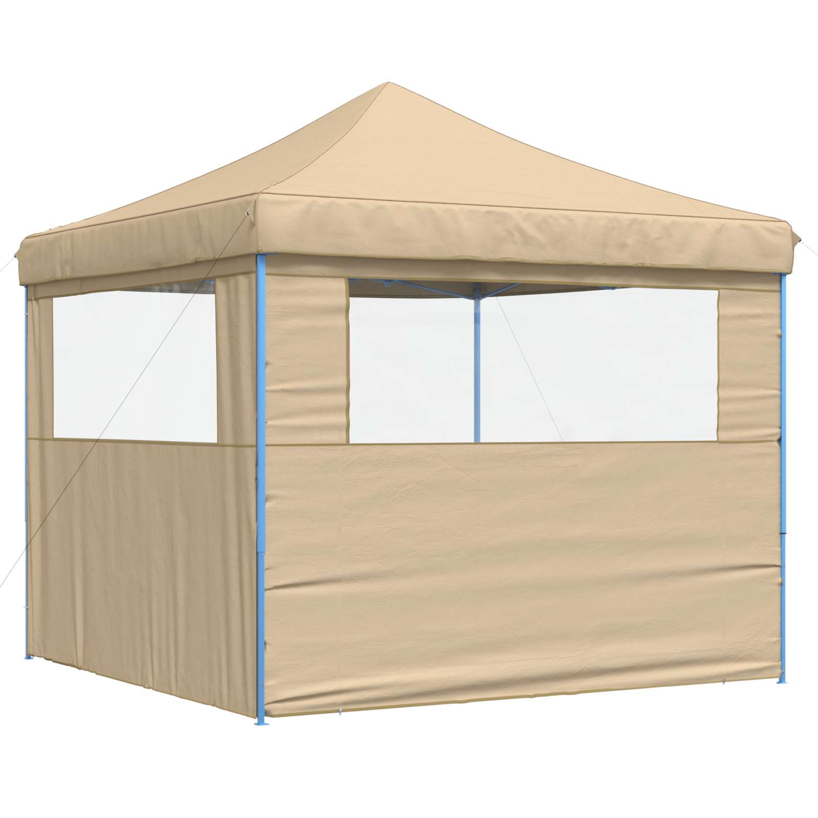 Party-Zelt 292 x 292 x 315 cm Beige Oxford-Stoff