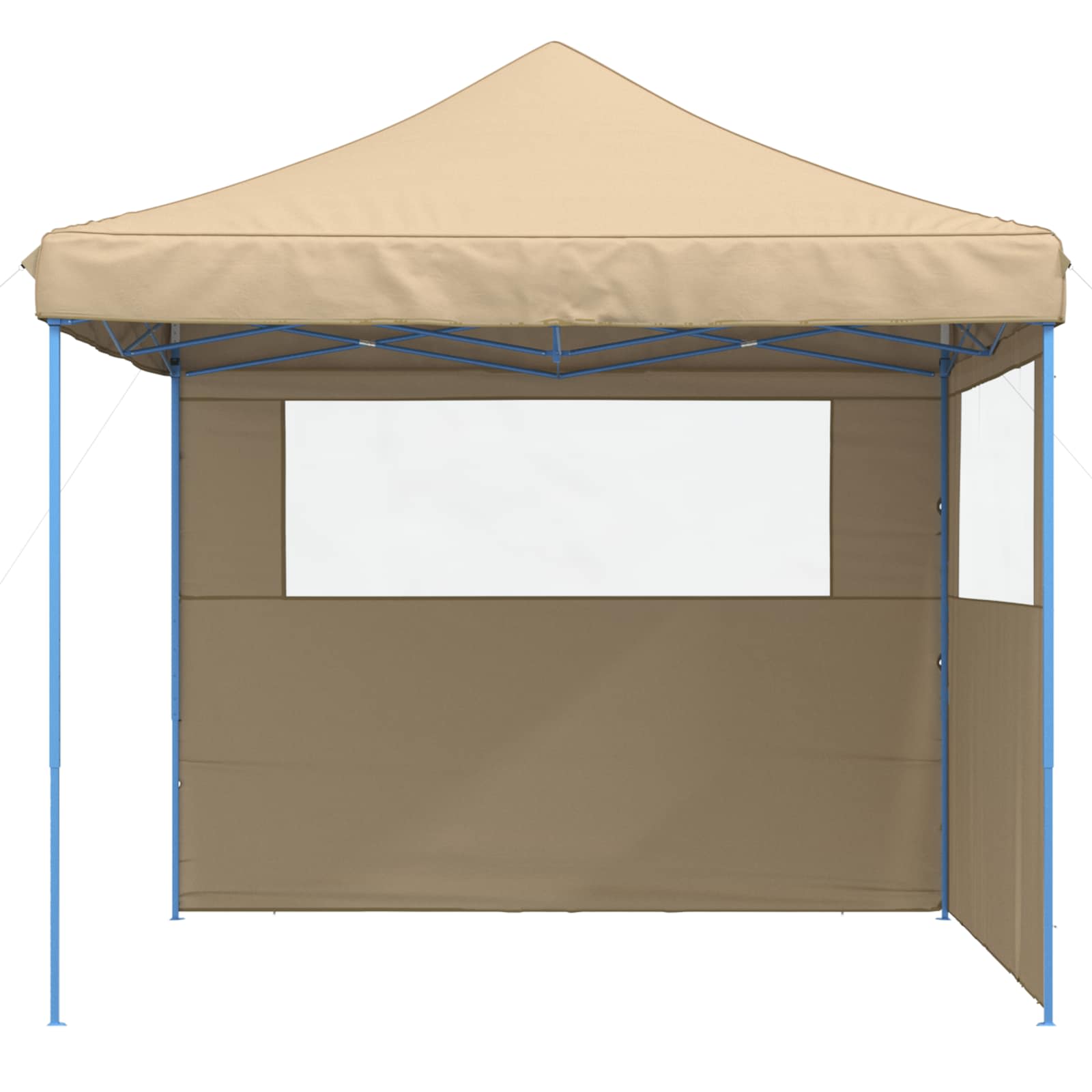 Party-Zelt 292 x 292 x 315 cm Beige Oxford-Stoff