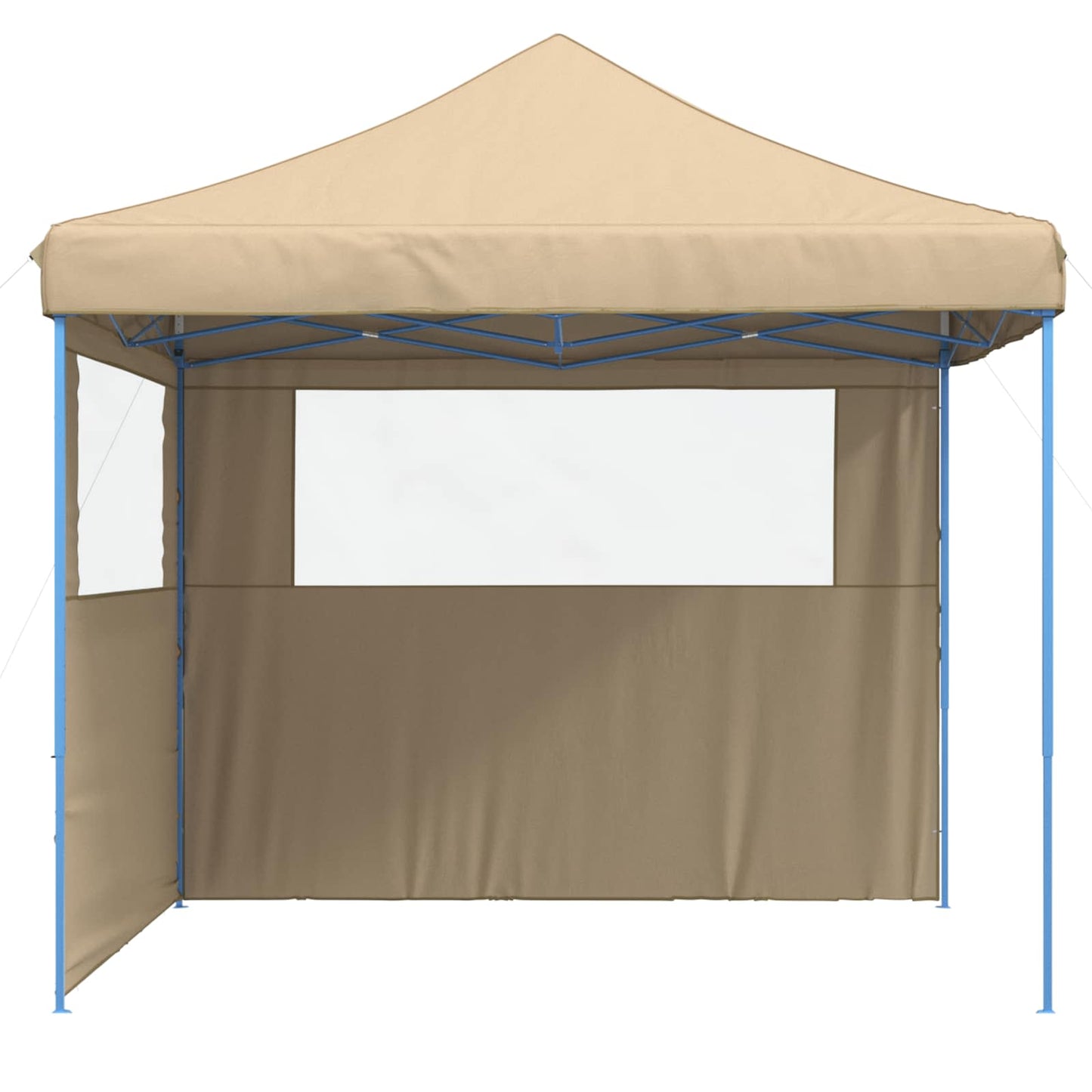 Party-Zelt 292 x 292 x 315 cm Beige Oxford-Stoff