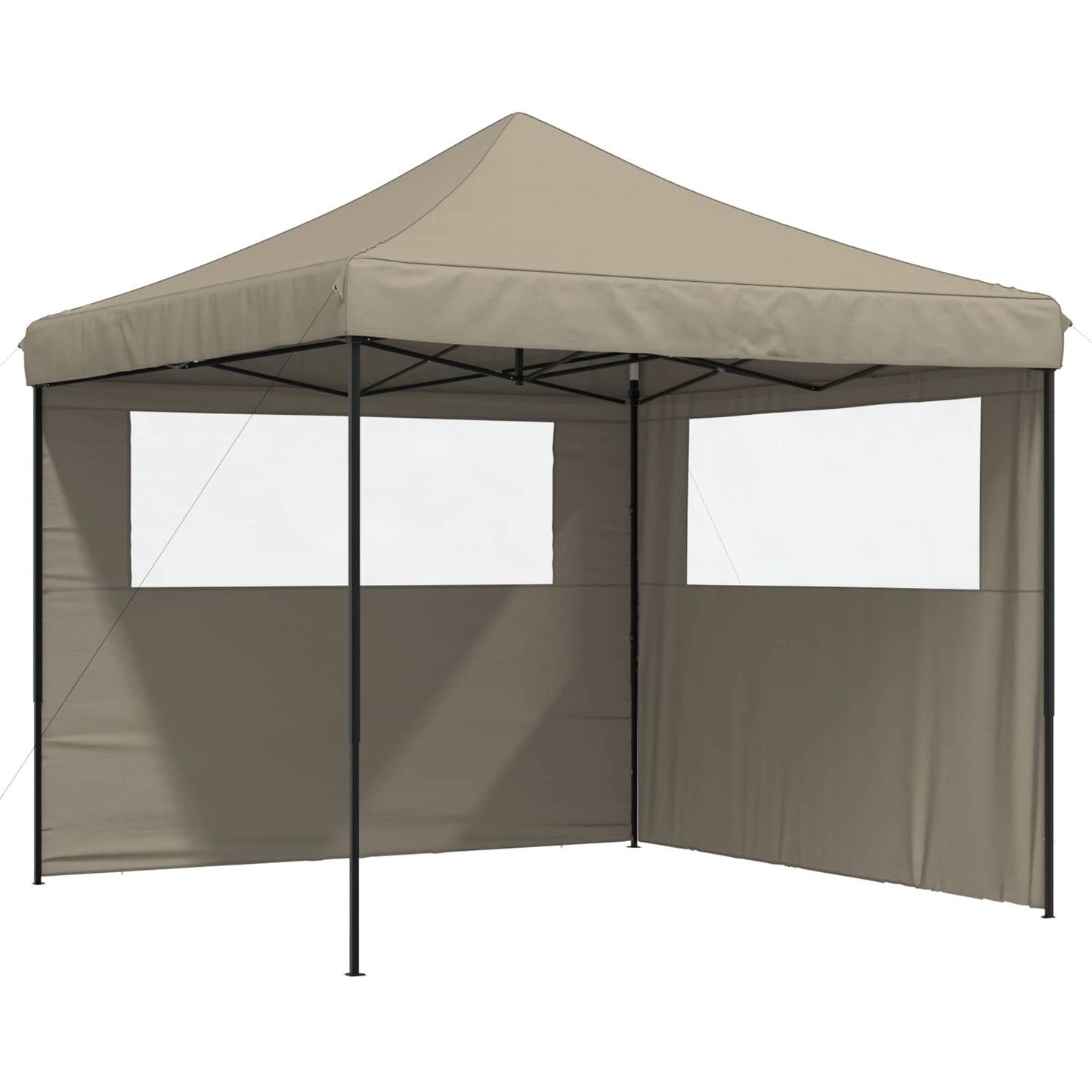 Party-Zelt 292 x 292 x 315 cm Taupe Oxford-Stoff