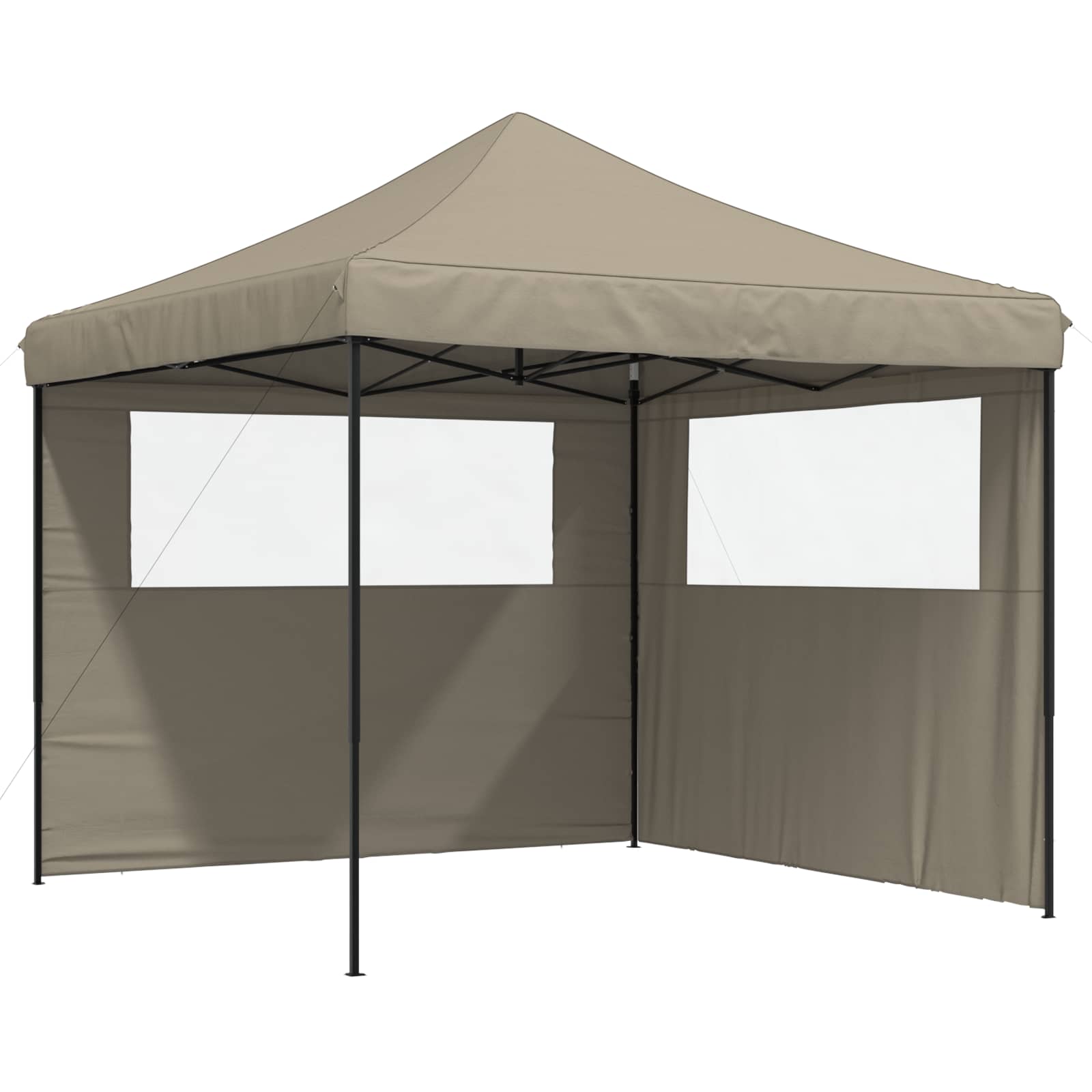 Party-Zelt 292 x 292 x 315 cm Taupe Oxford-Stoff