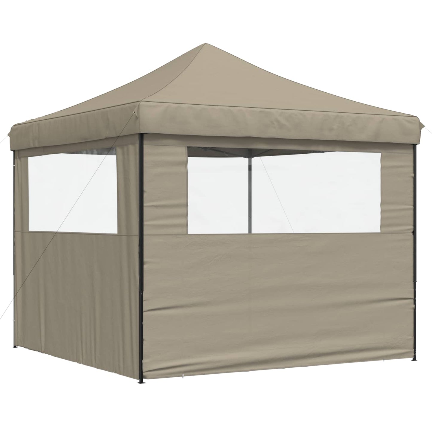 Party-Zelt 292 x 292 x 315 cm Taupe Oxford-Stoff