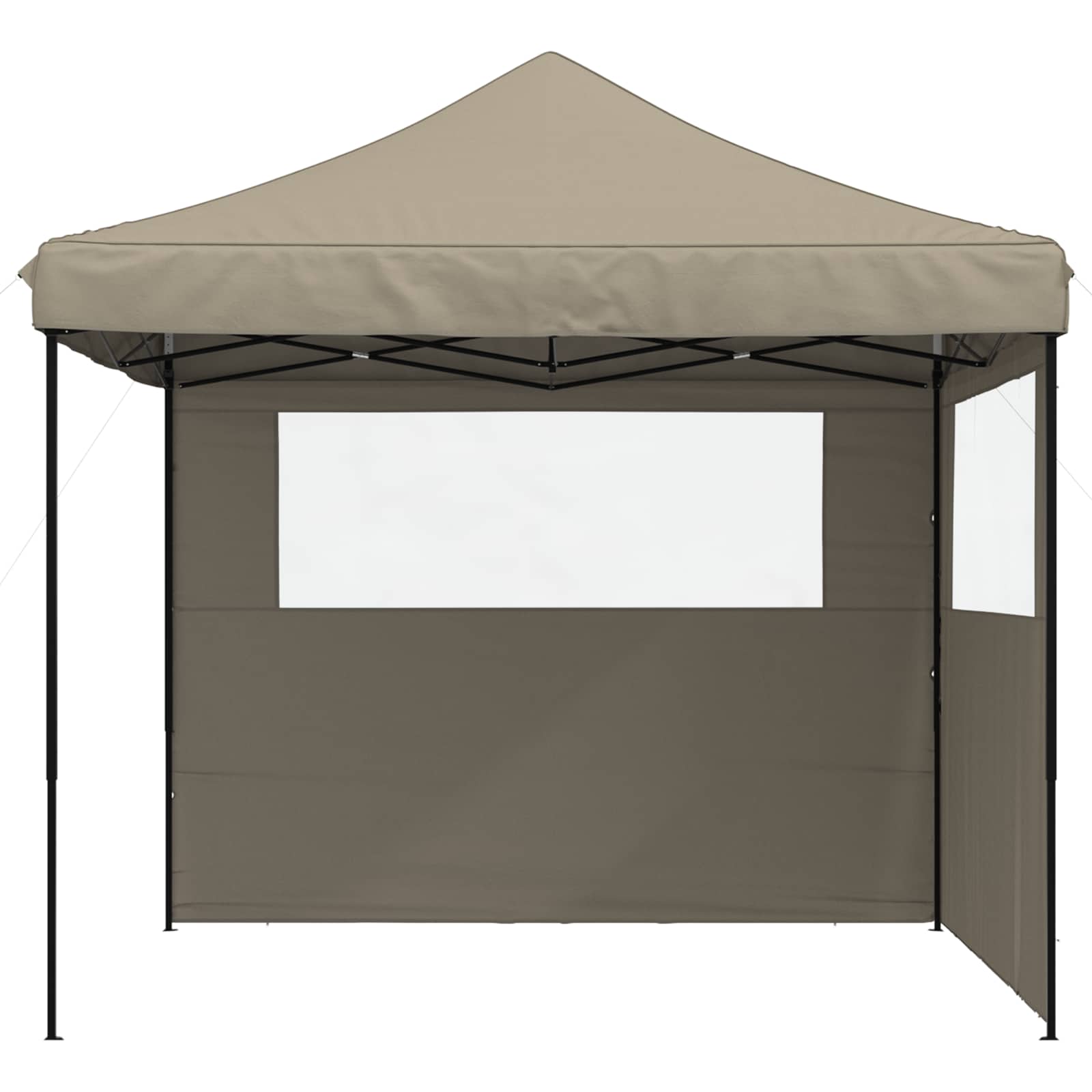 Party-Zelt 292 x 292 x 315 cm Taupe Oxford-Stoff
