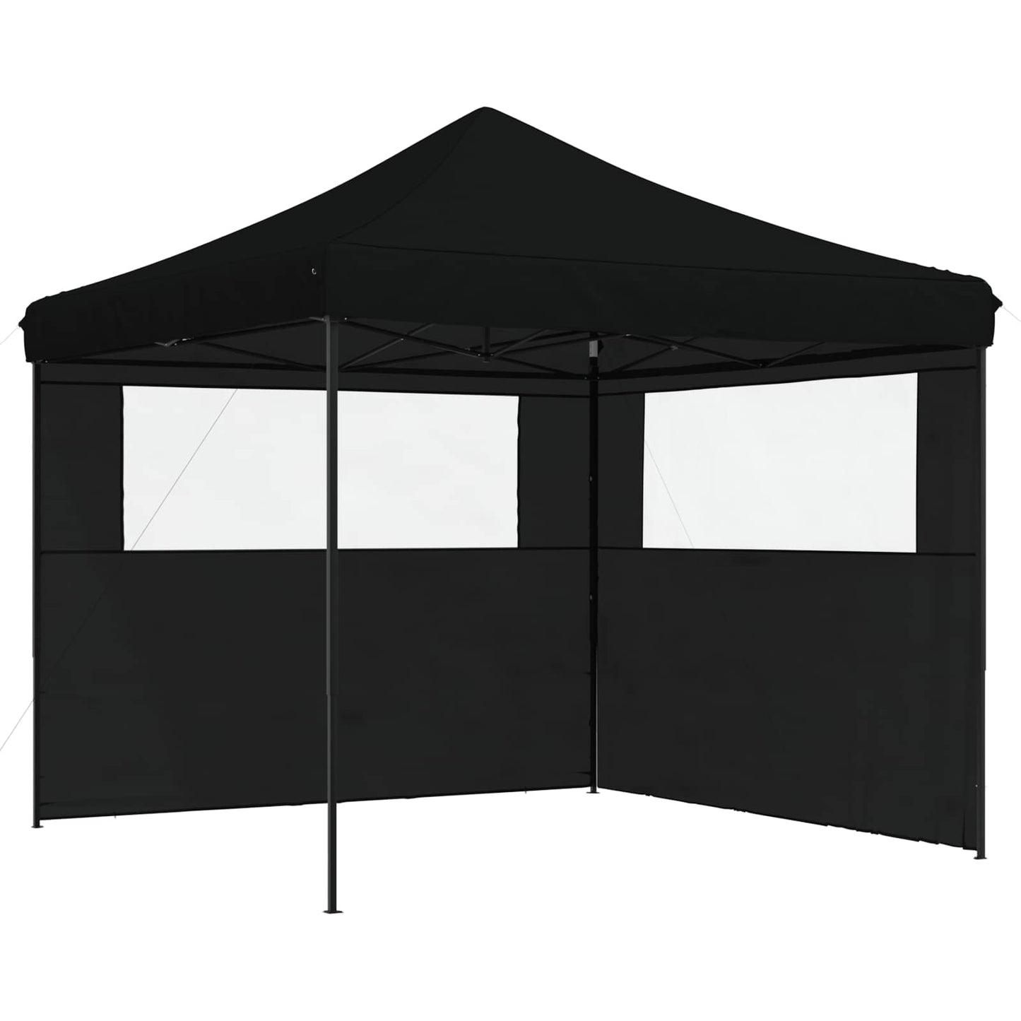 Party-Zelt Schwarz 292 x 292 x 315 cm Oxford-Stoff