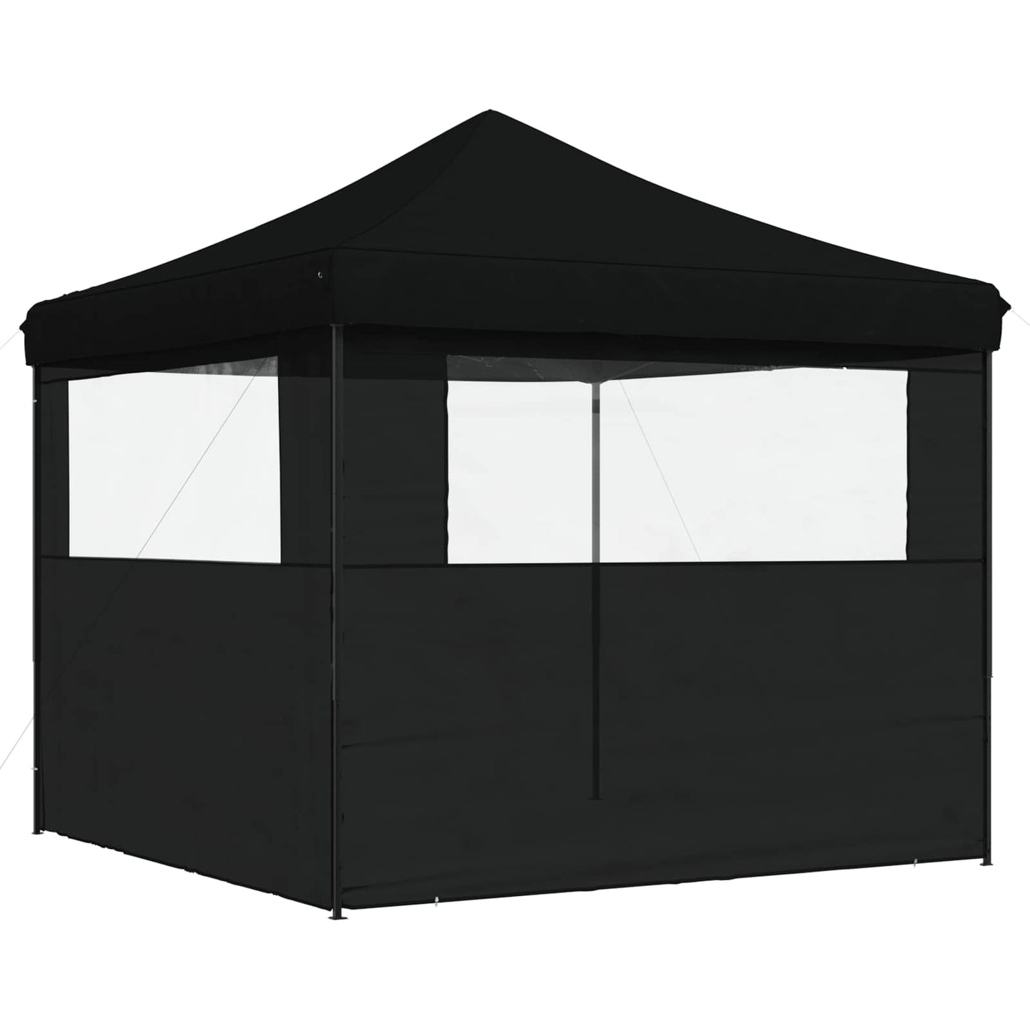 Party-Zelt Schwarz 292 x 292 x 315 cm Oxford-Stoff
