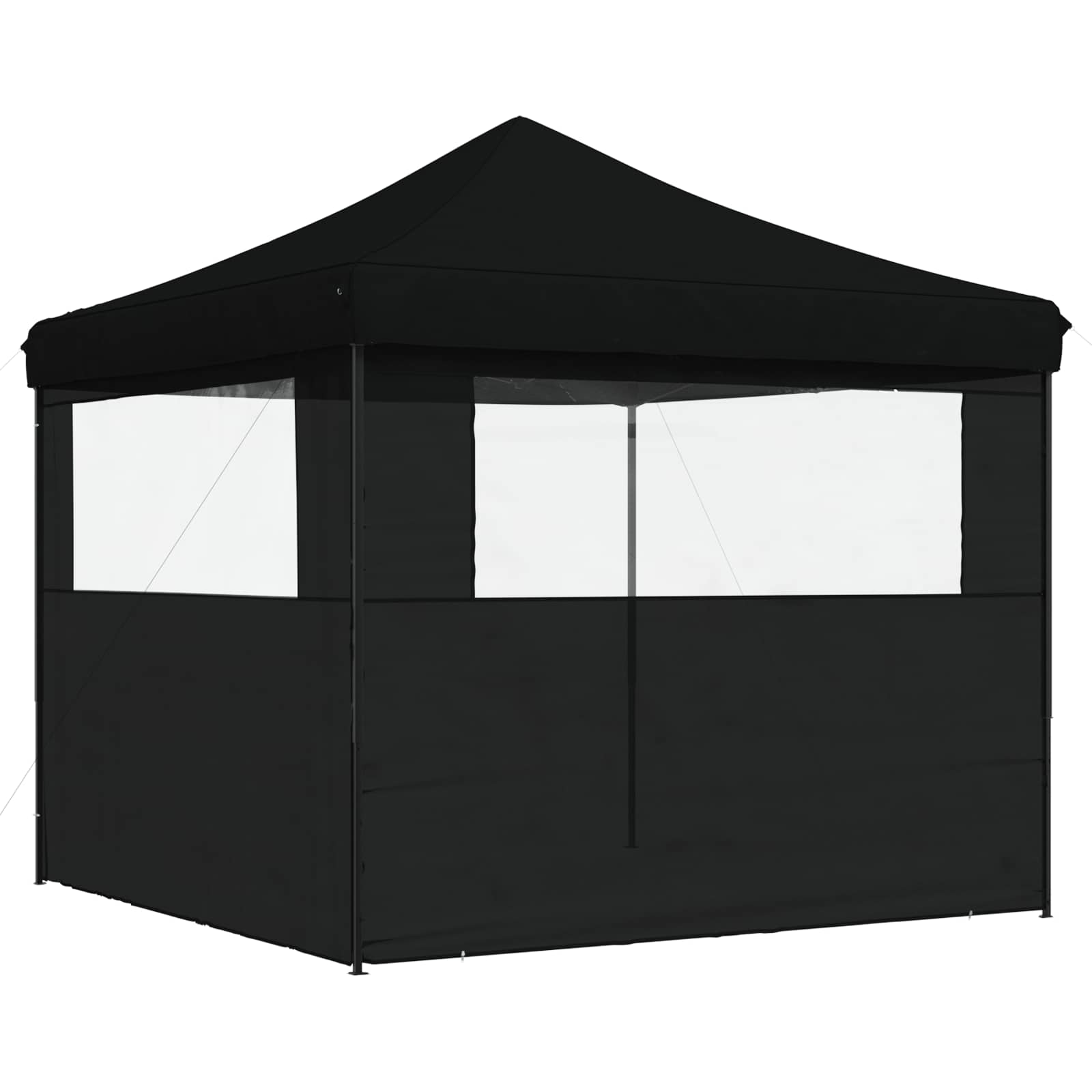 Party-Zelt Schwarz 292 x 292 x 315 cm Oxford-Stoff