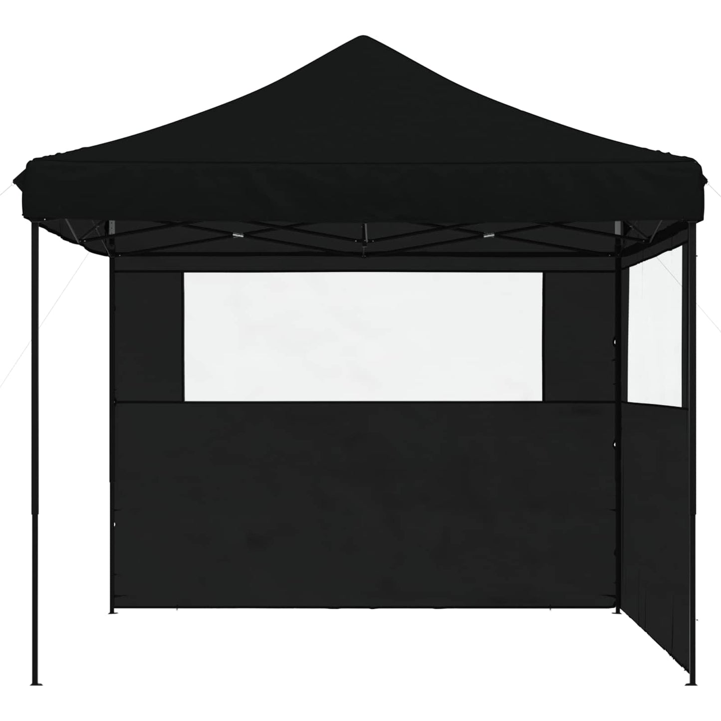 Party-Zelt Schwarz 292 x 292 x 315 cm Oxford-Stoff