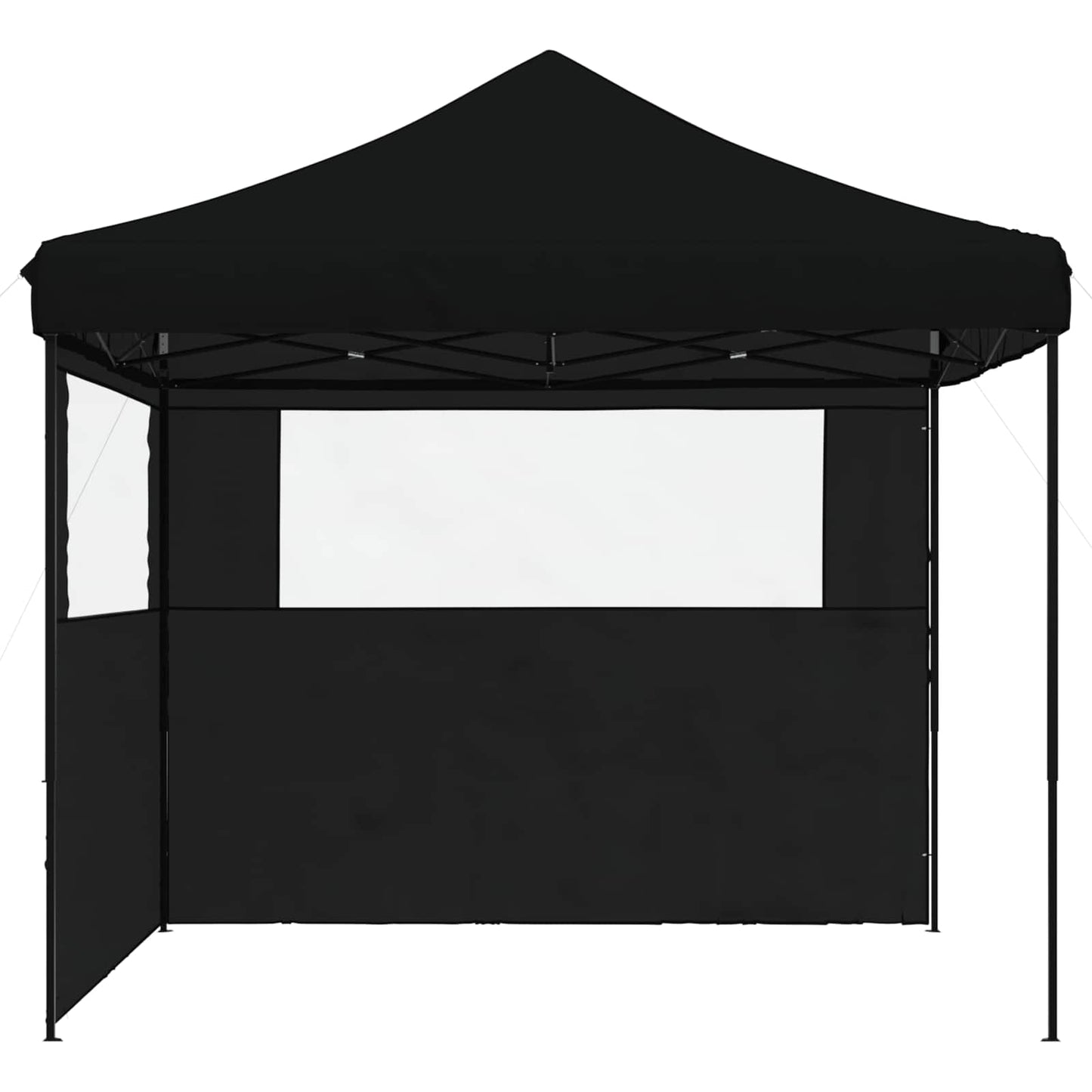 Party-Zelt Schwarz 292 x 292 x 315 cm Oxford-Stoff