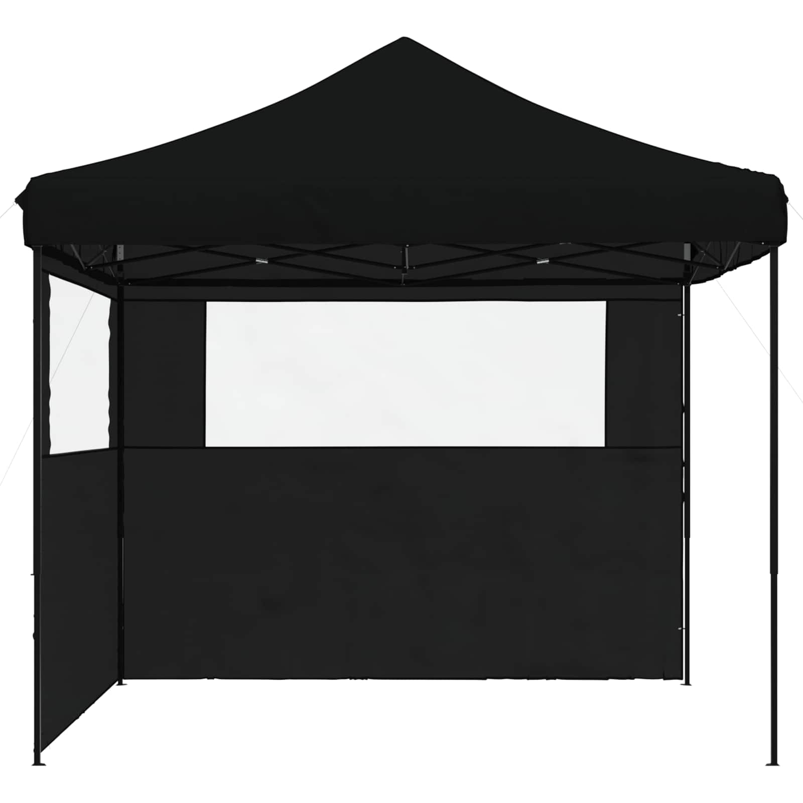Party-Zelt Schwarz 292 x 292 x 315 cm Oxford-Stoff