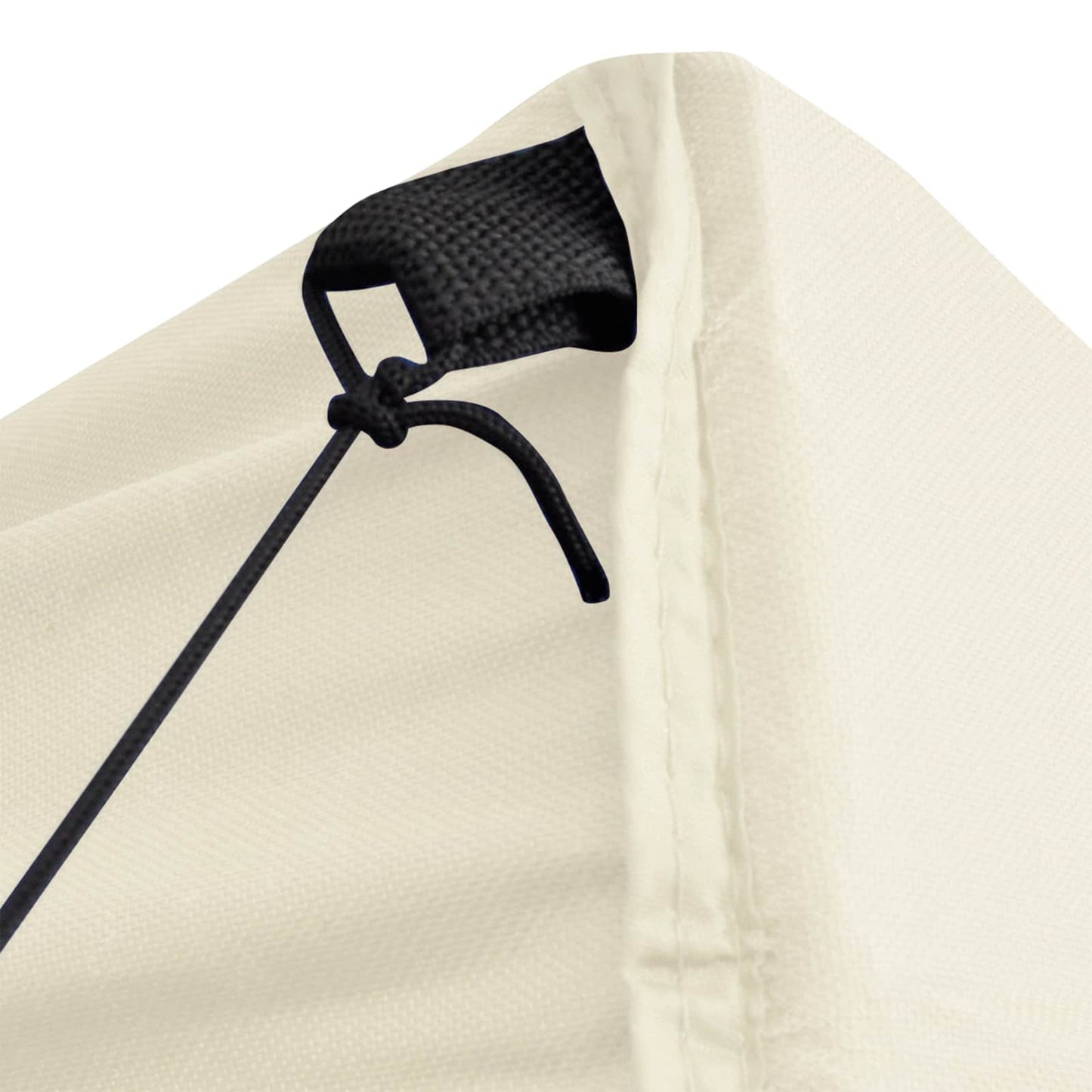 Party-Zelt 291 x 291 x 315 cm Creme Oxford-Stoff