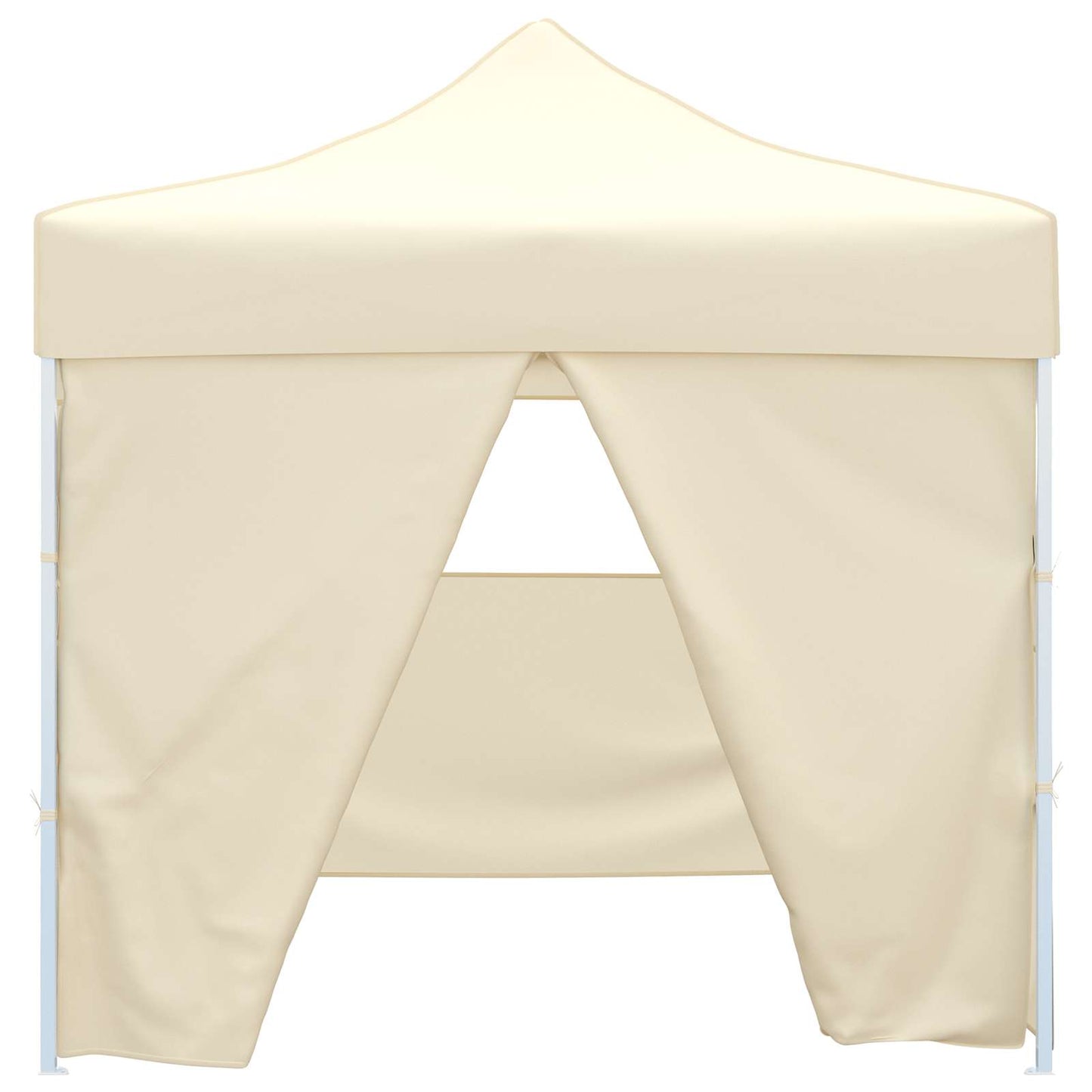 Party-Zelt 291 x 291 x 315 cm Creme Oxford-Stoff