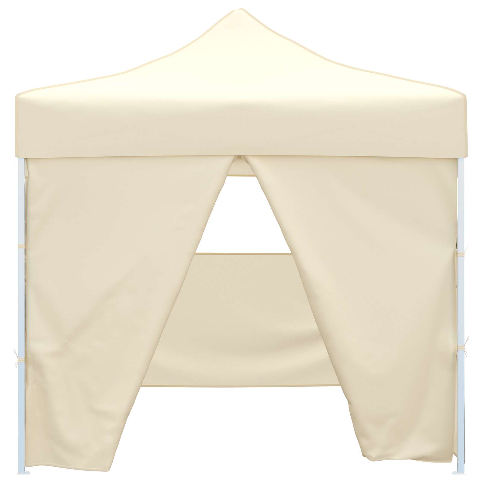 Party-Zelt 291 x 291 x 315 cm Creme Oxford-Stoff