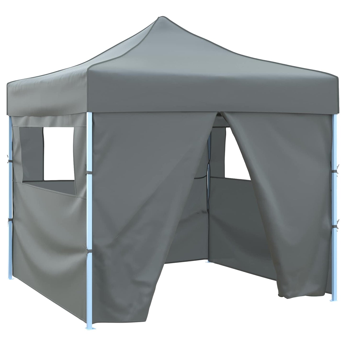 Party-Zelt 291 x 291 x 315 cm Anthrazit Oxford-Stoff