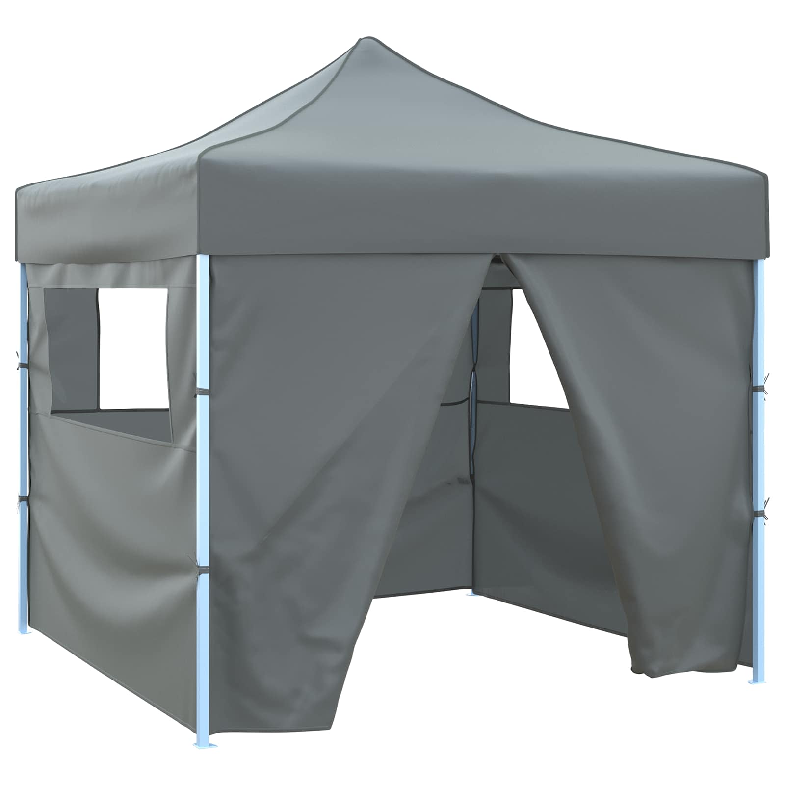 Party-Zelt 291 x 291 x 315 cm Anthrazit Oxford-Stoff