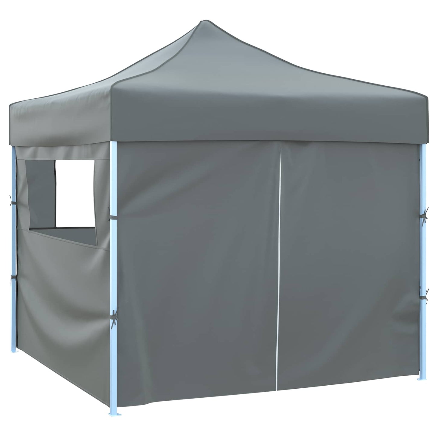 Party-Zelt 291 x 291 x 315 cm Anthrazit Oxford-Stoff