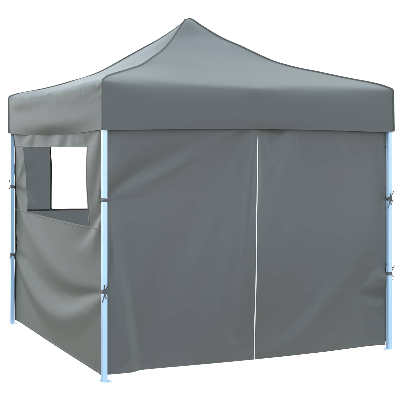 Party-Zelt 291 x 291 x 315 cm Anthrazit Oxford-Stoff