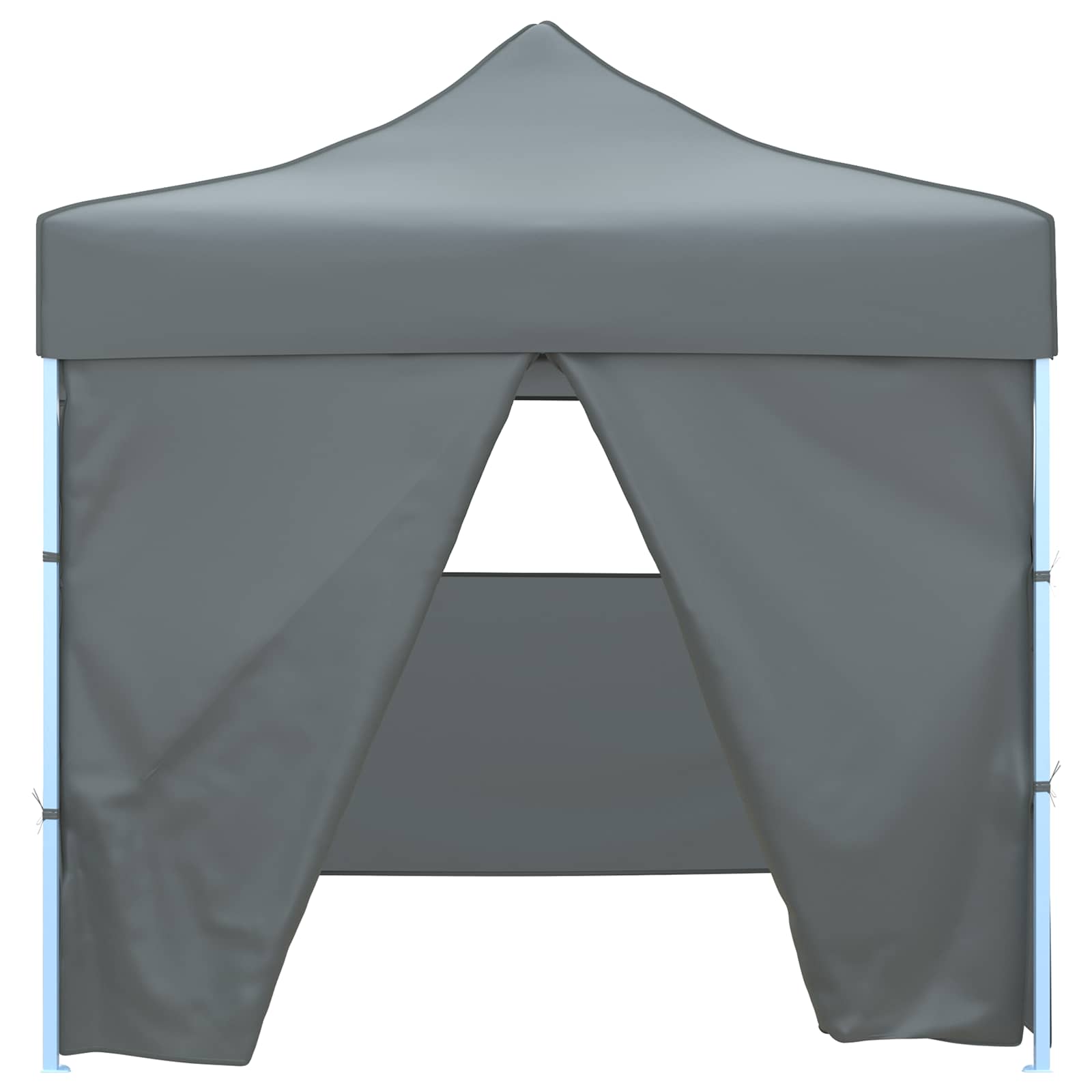 Party-Zelt 291 x 291 x 315 cm Anthrazit Oxford-Stoff
