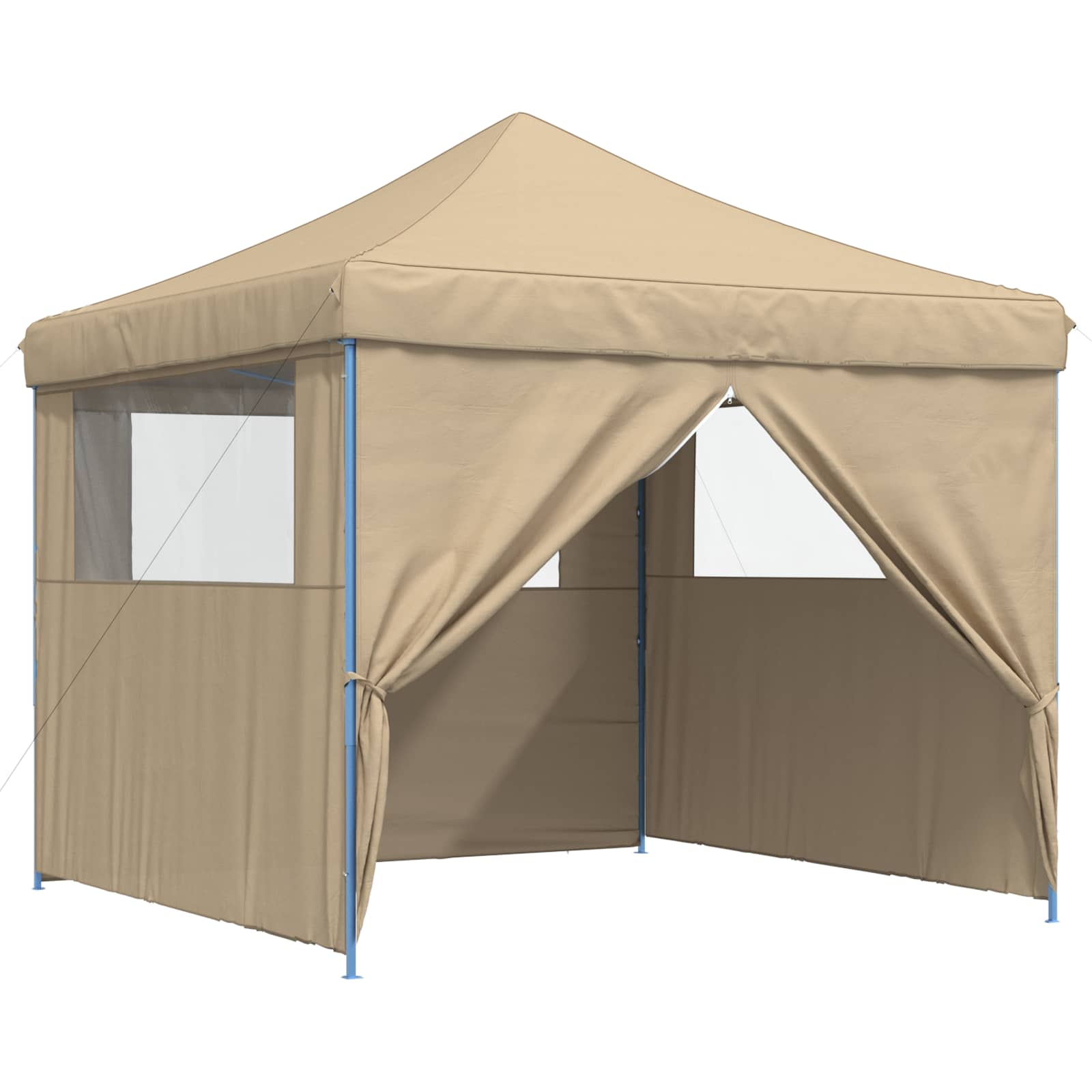 Party-Zelt 292 x 292 x 315 cm Beige Oxford-Stoff