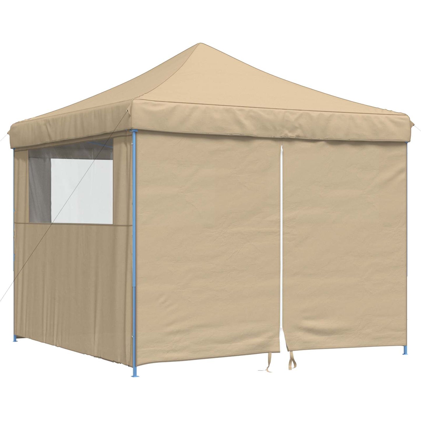 Party-Zelt 292 x 292 x 315 cm Beige Oxford-Stoff